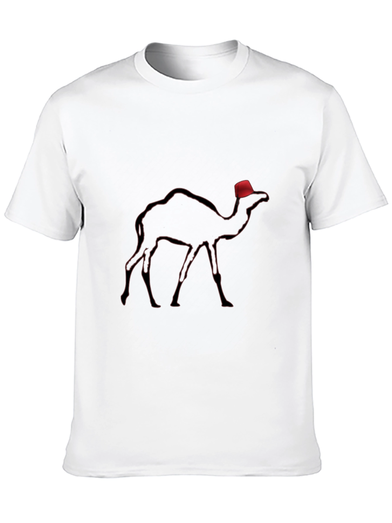 Black Camel Fedora T-Shirt - Classic Black Tee view 10