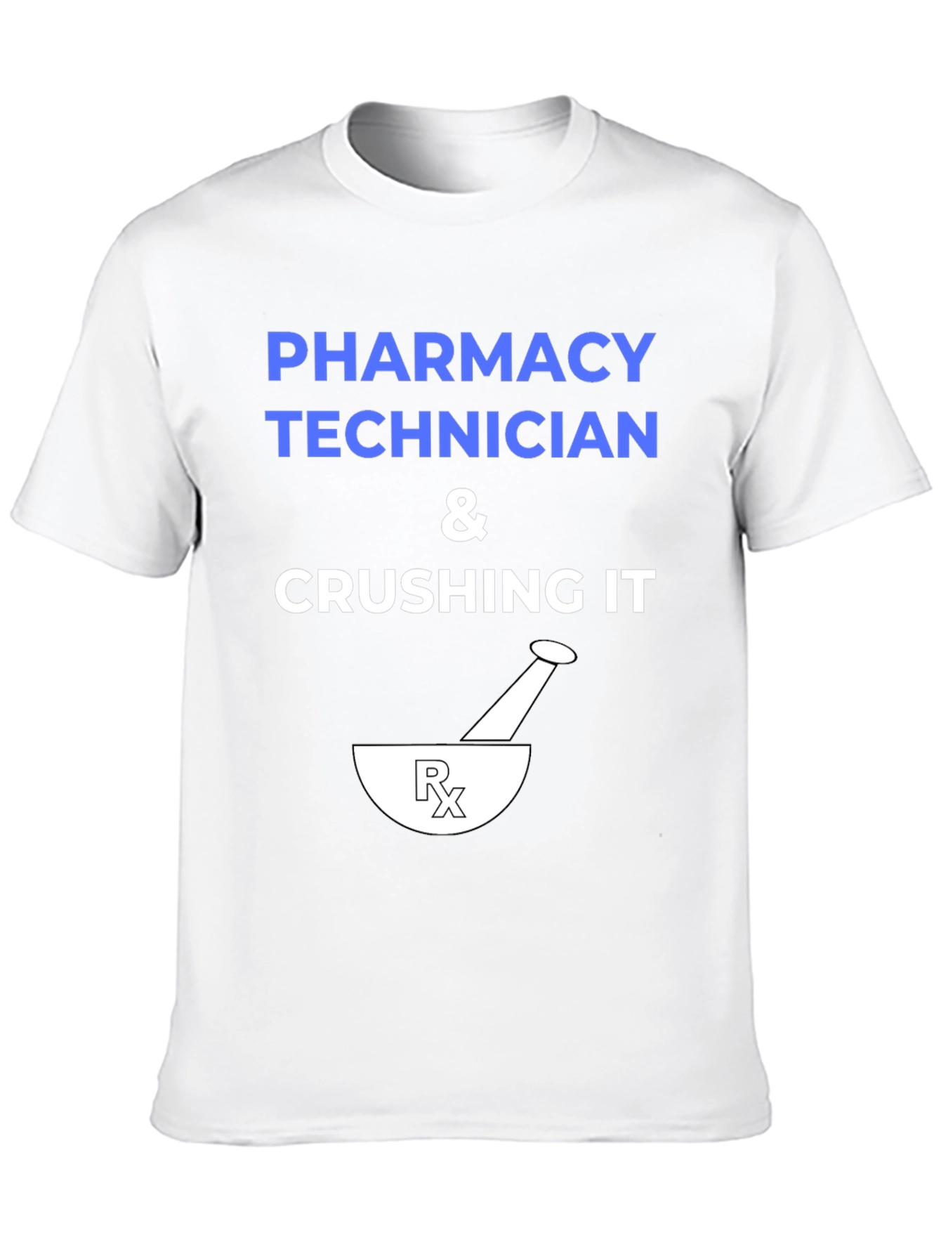 Black Pharmacy Technician Crushing It T-Shirt view 10