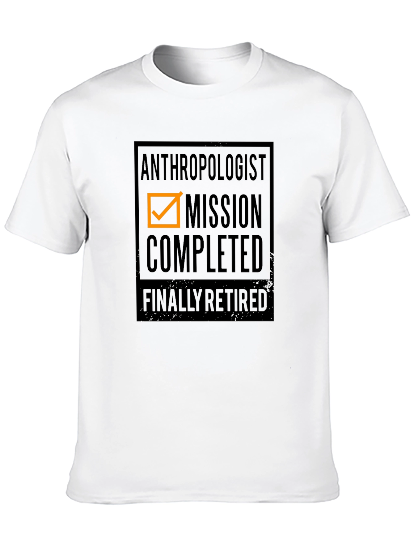Black Anthropologist Mission Completed Retired T-Shirt view 10
