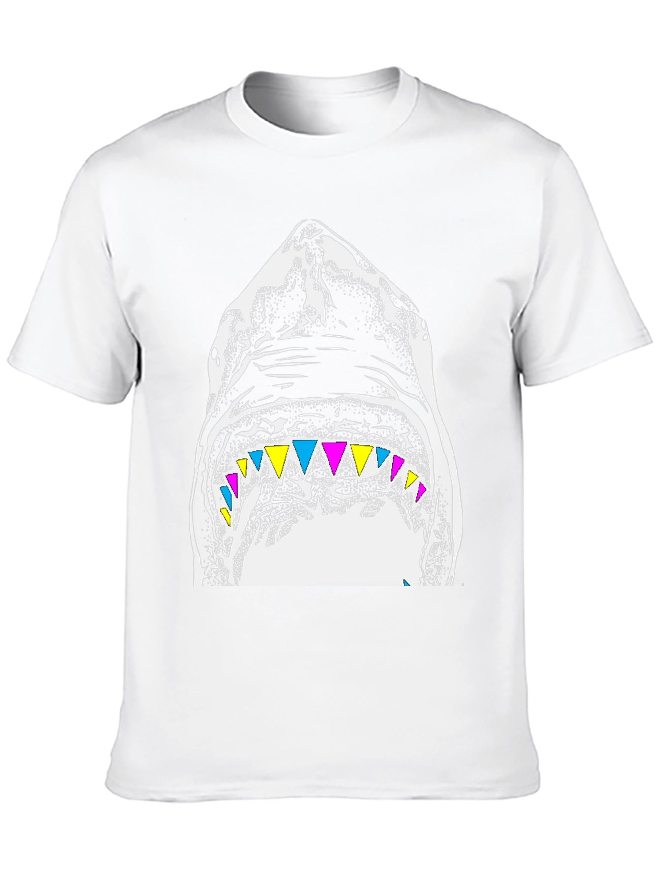 Black Shark Graphic Black T-Shirt view 10