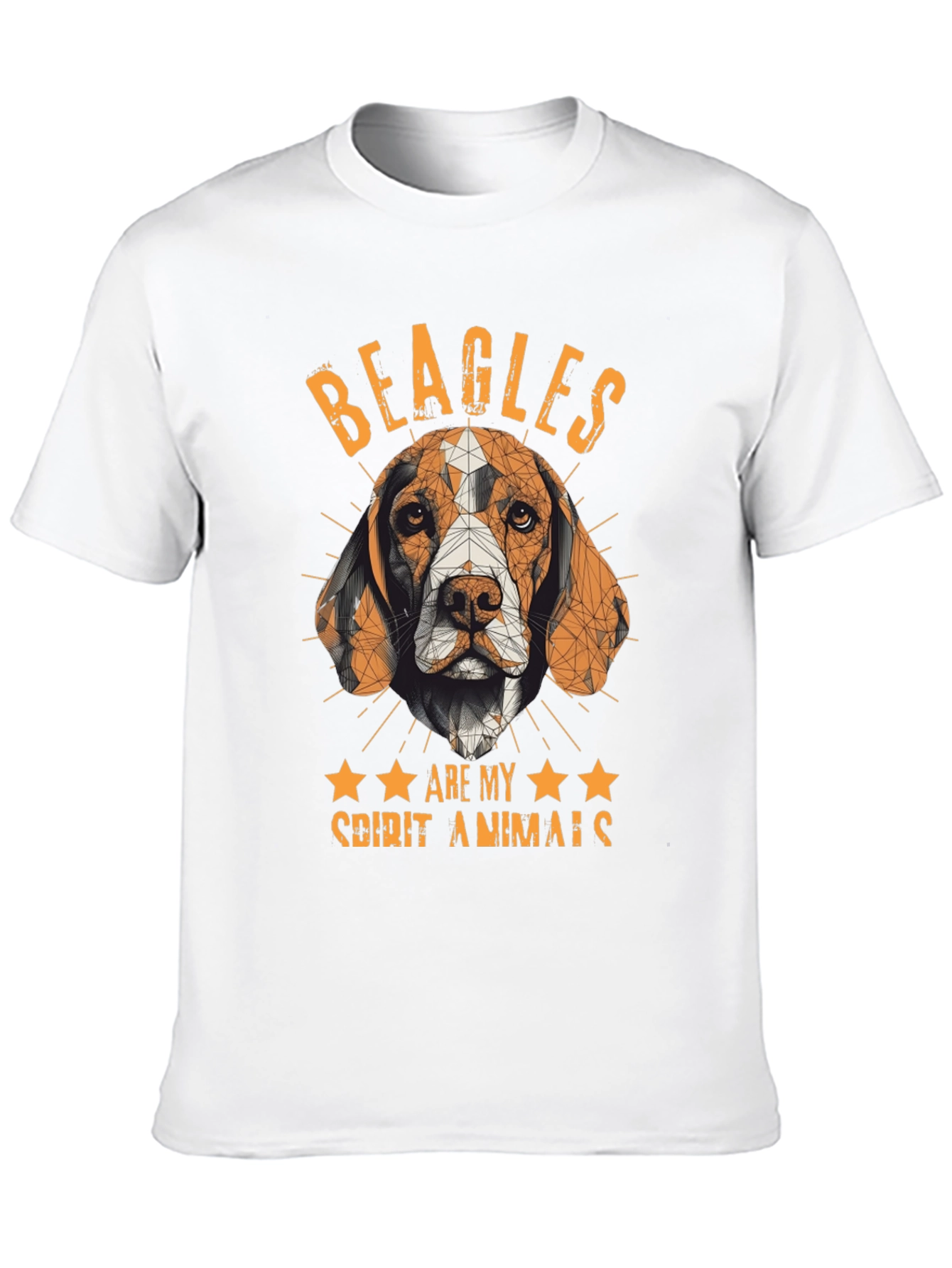 Black Beagle Spirit Animal Graphic T-Shirt view 10