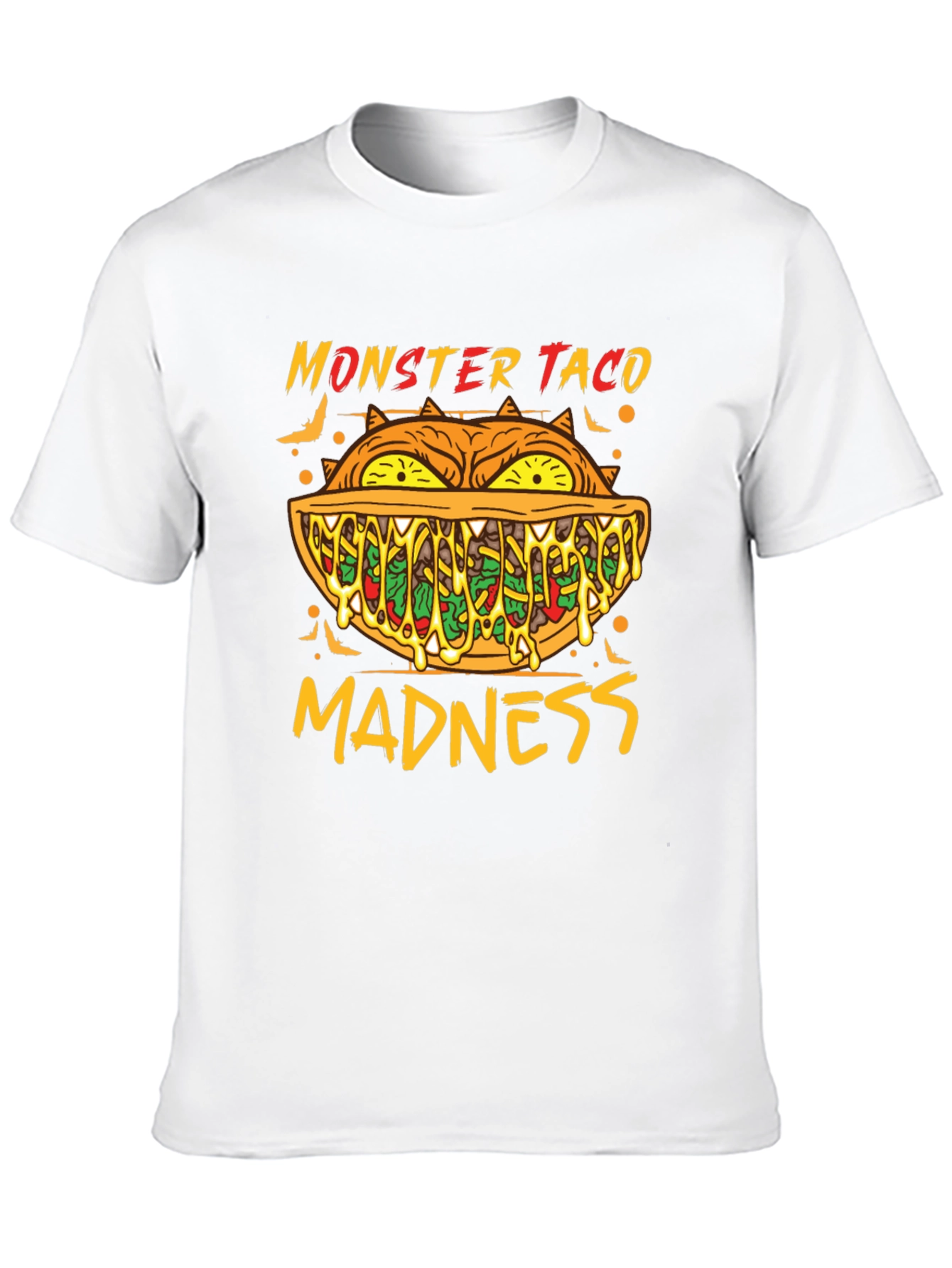 Black Monster Taco Madness Graphic Tee view 10