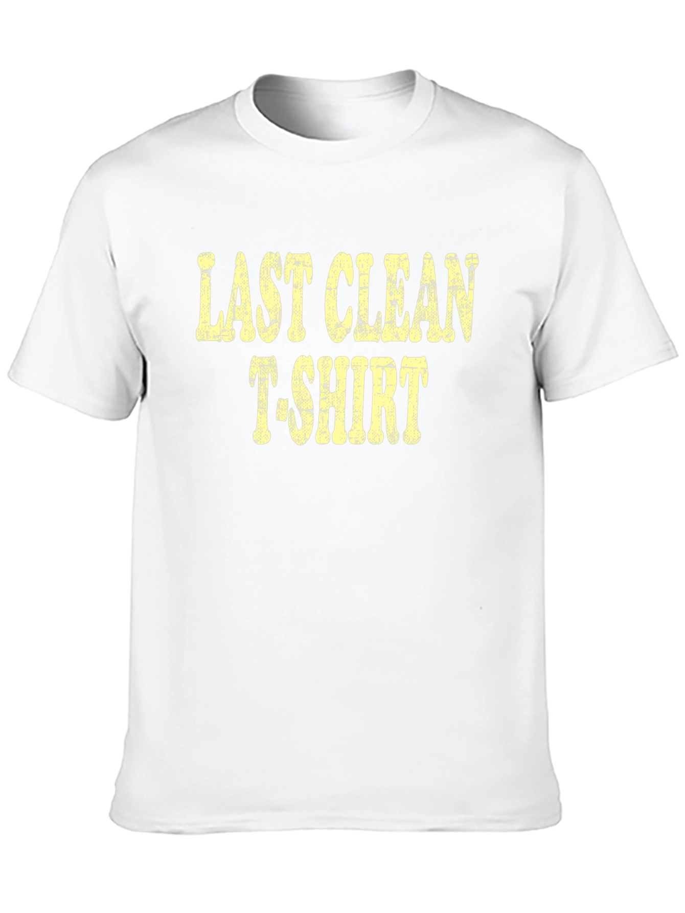 Black Last Clean T-Shirt Funny Graphic Tee view 10
