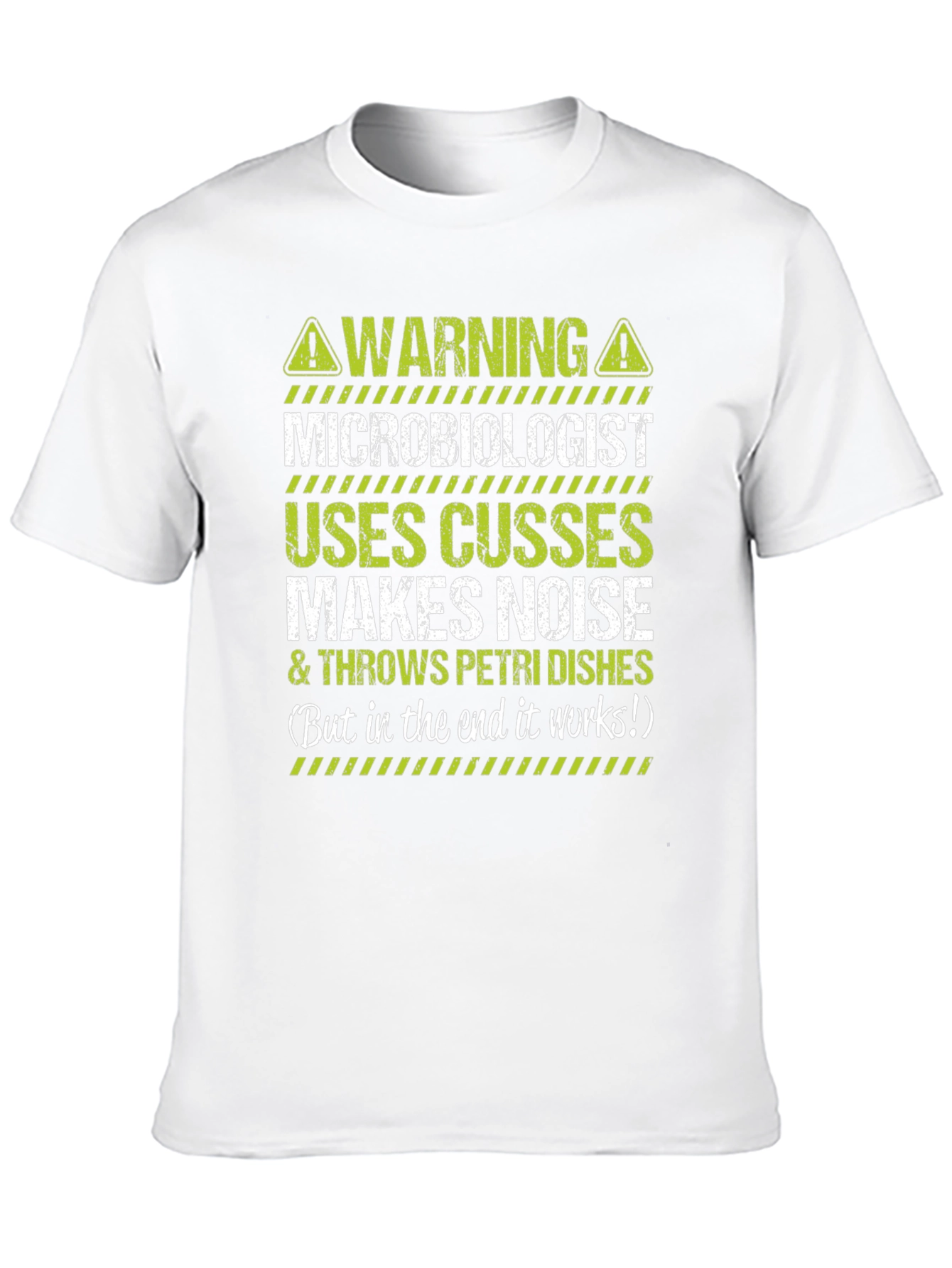 Black Warning Microbiologist T-Shirt view 10
