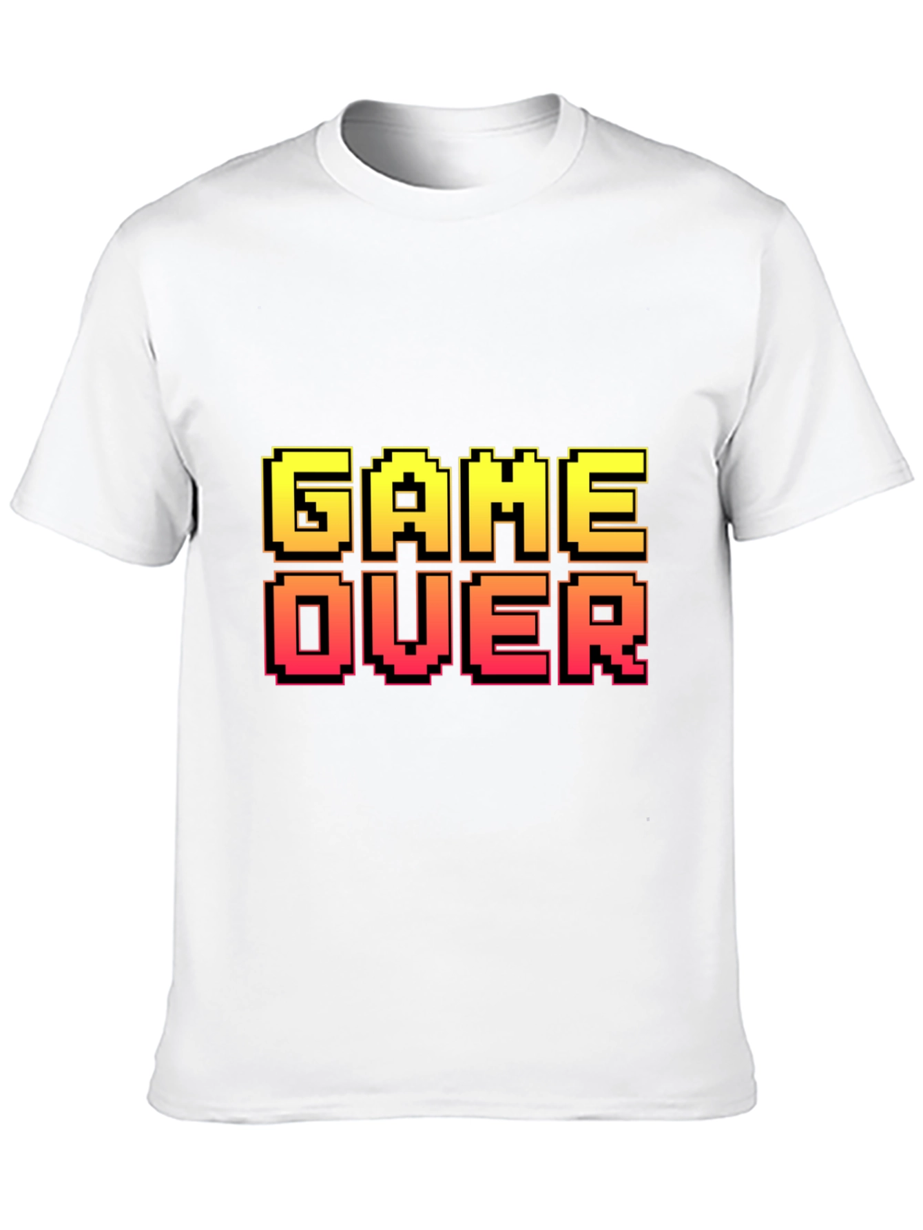Black Pixel Game Over T-Shirt - Gamer Style view 10