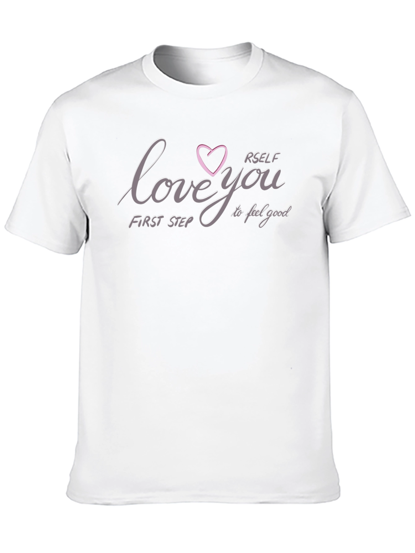 Black Love Yourself First Step T-Shirt view 10