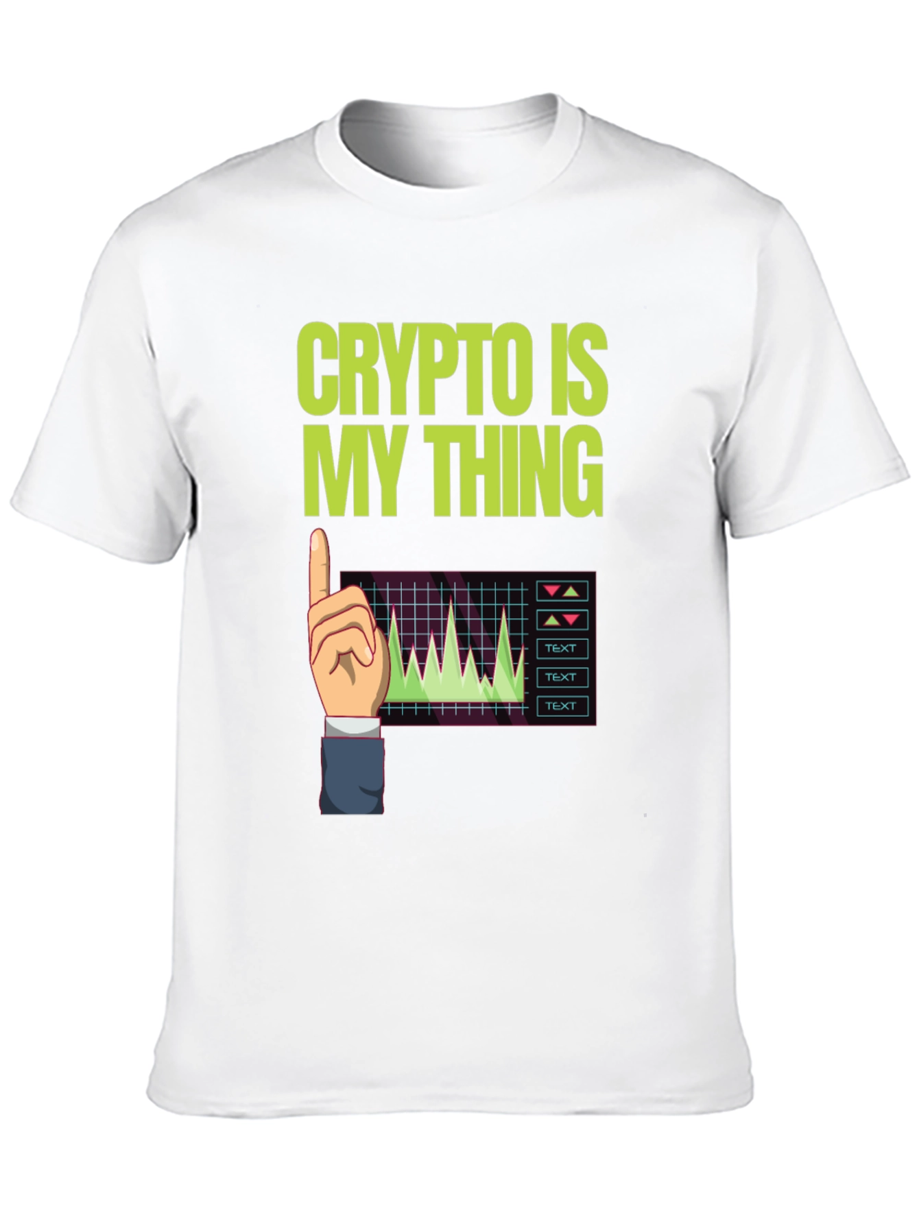 Black Crypto Is My Thing Graphic T-Shirt view 10