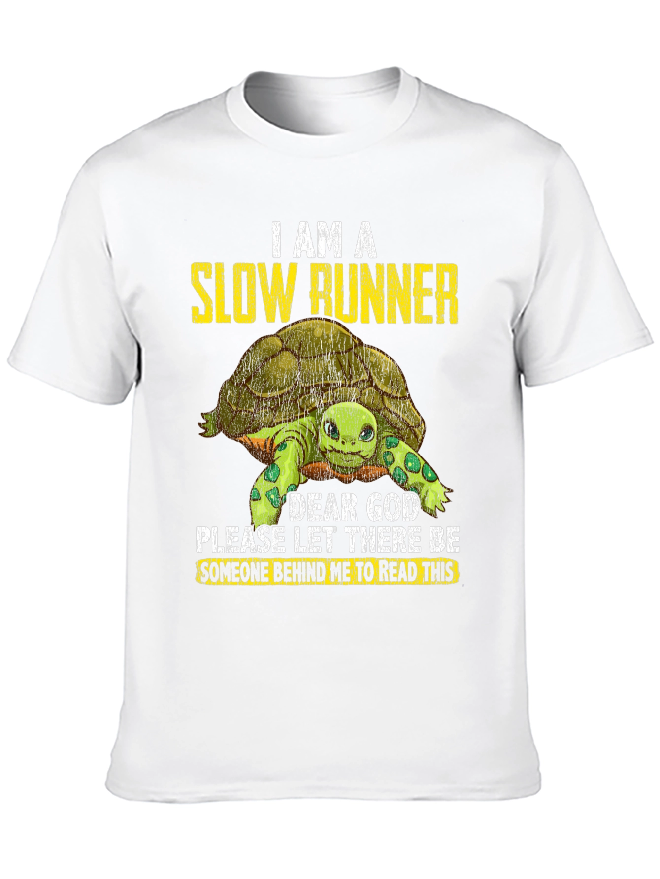 Black Slow Runner Turtle Graphic T-Shirt view 10