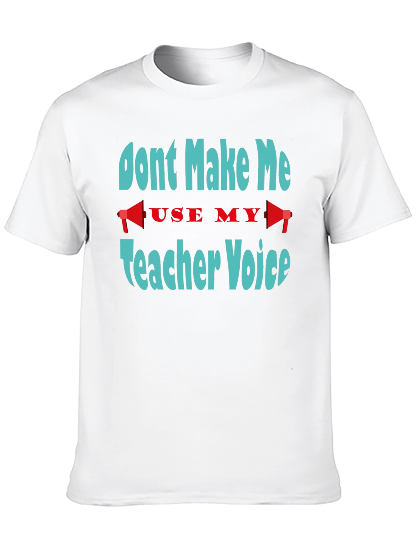 Black Don't Make Me Use My Teacher Voice T-Shirt view 10