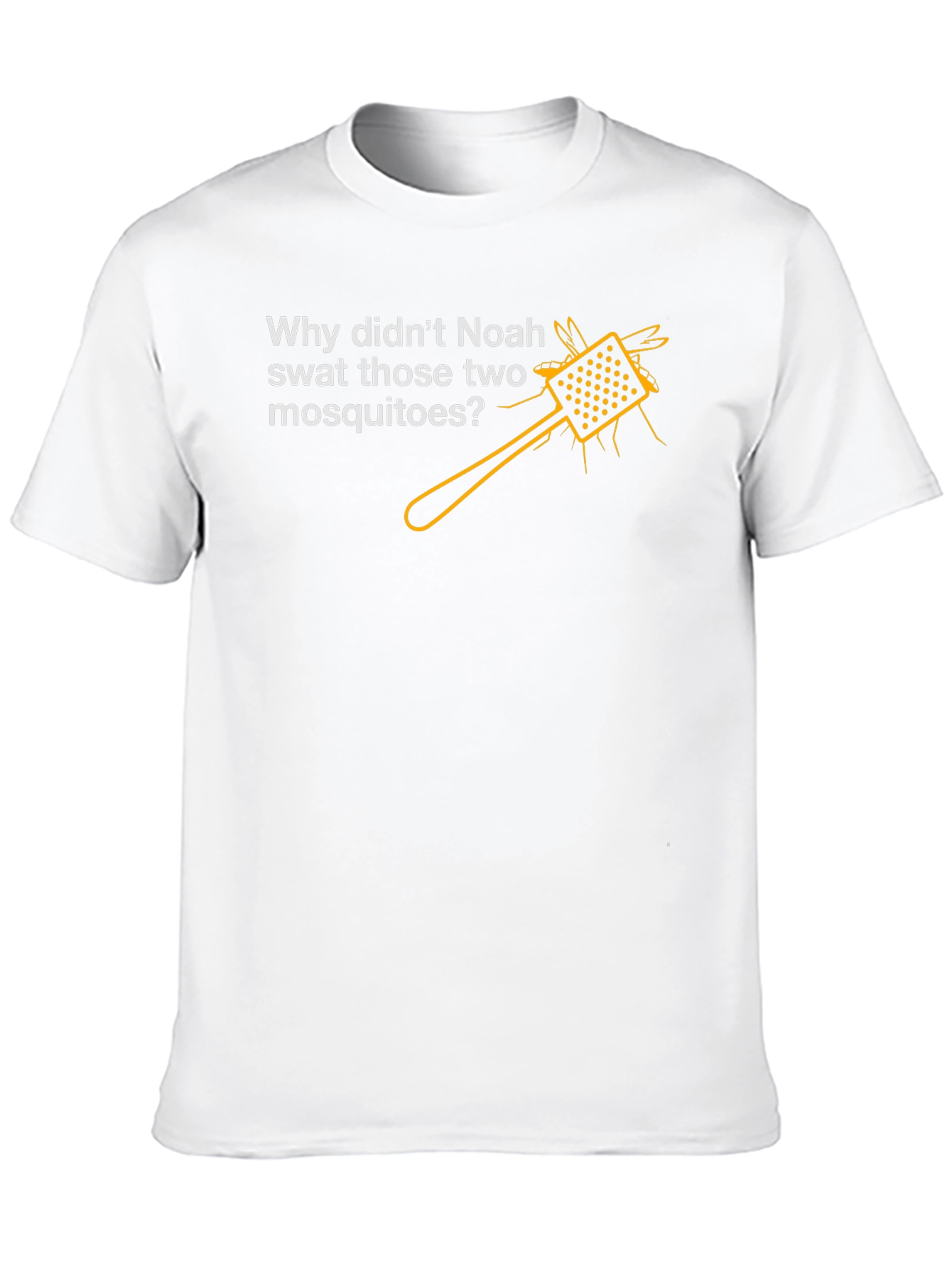 Black Noah's Mosquito T-Shirt - Funny Graphic Tee view 10