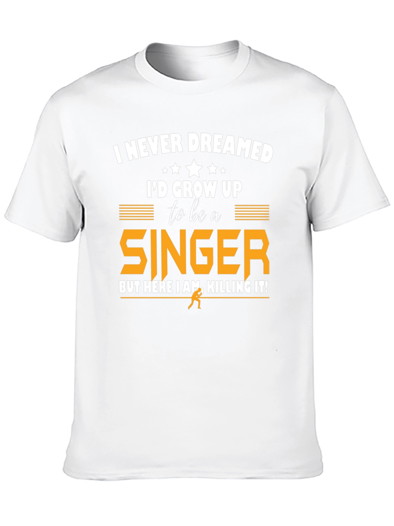 Black Singer Graphic T-Shirt - Never Dreamed view 10