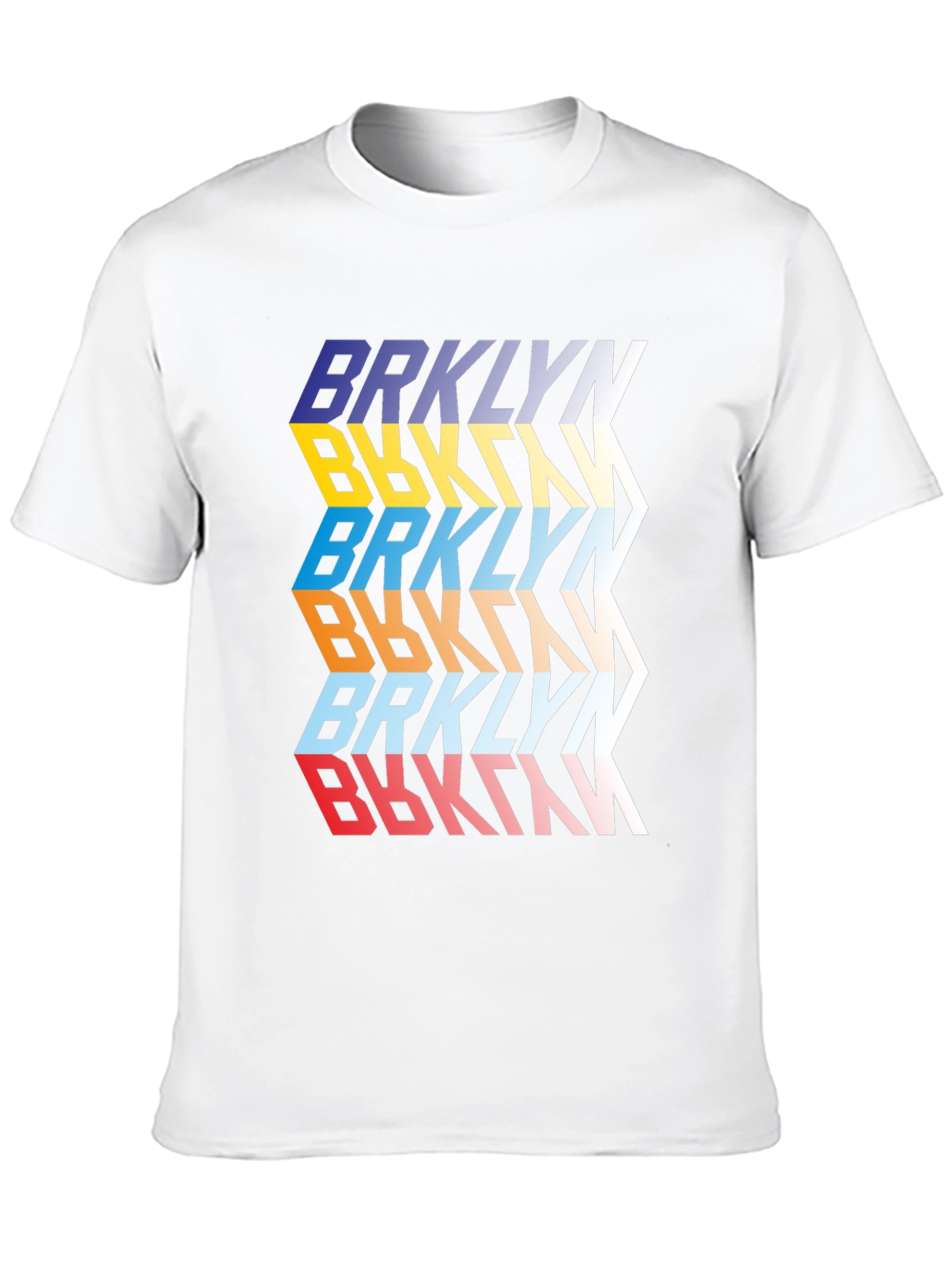 Black Brooklyn Retro Graphic Print Men's Tee - Black view 10