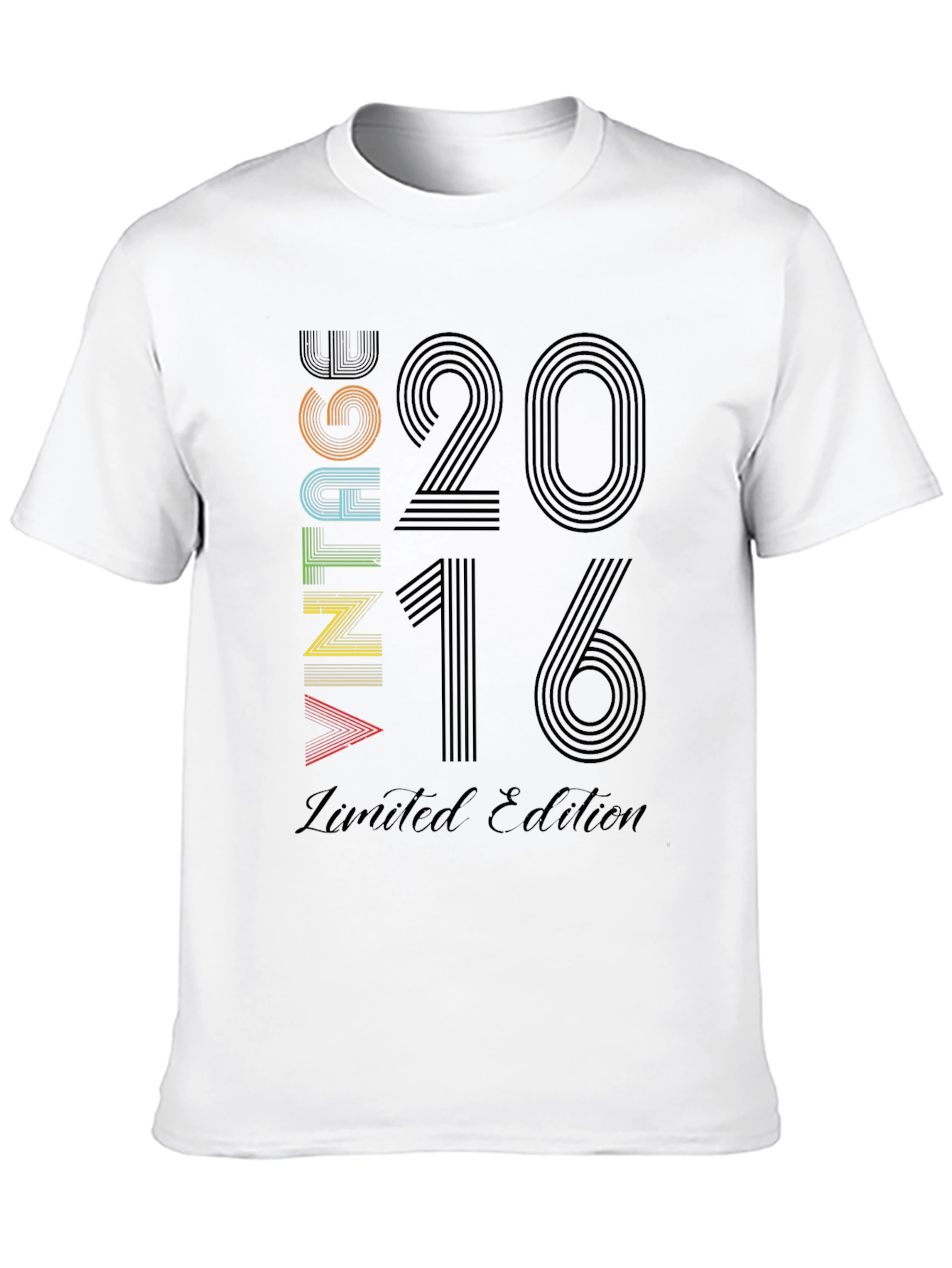 Black Vintage 2016 Limited Edition Black T-Shirt view 10