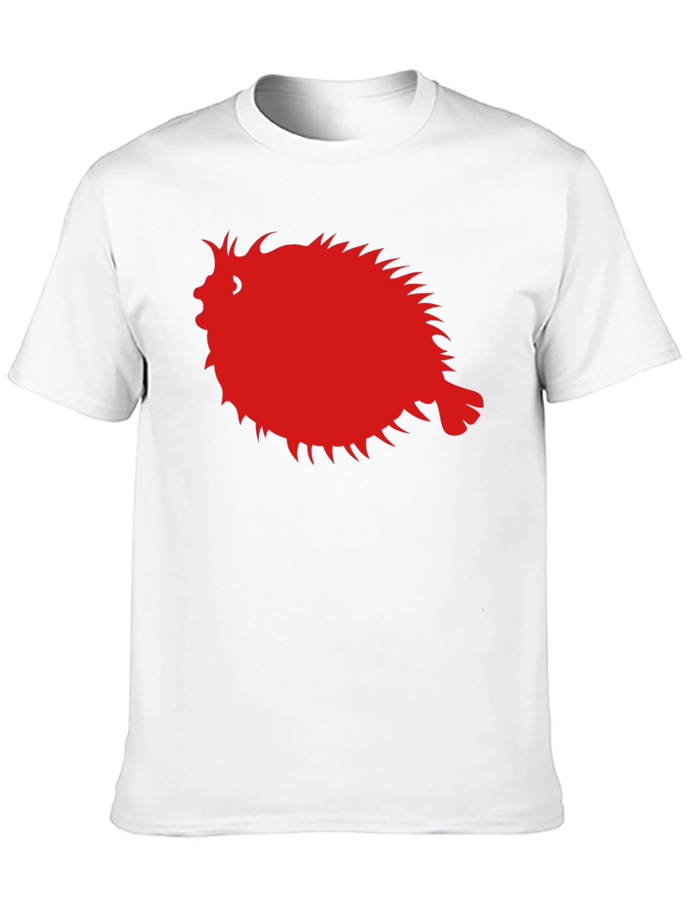 Black Pufferfish Graphic Tee - Black Cotton Comfort view 10