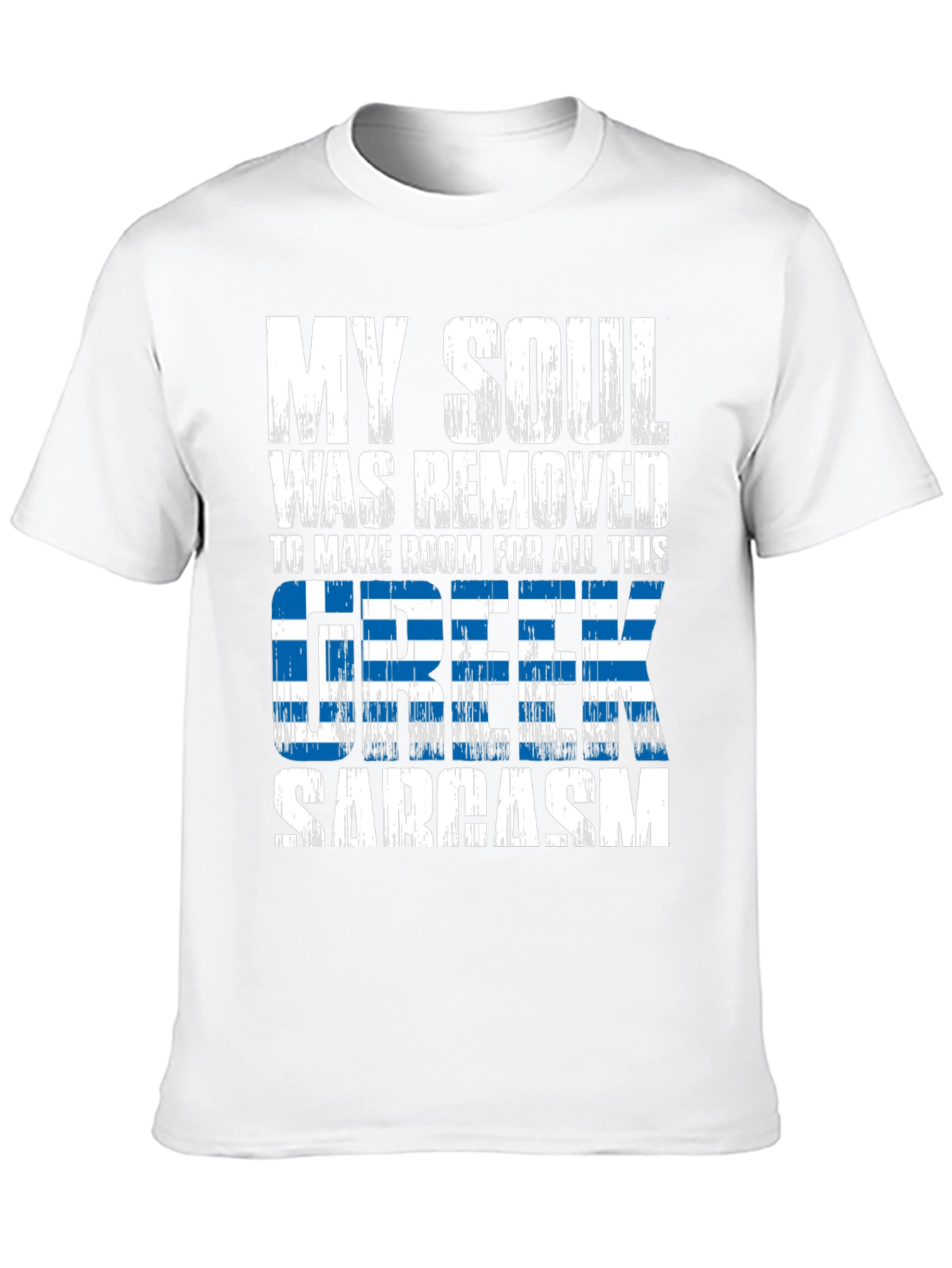 Black Funny Greek Sarcasm T-Shirt  view 10
