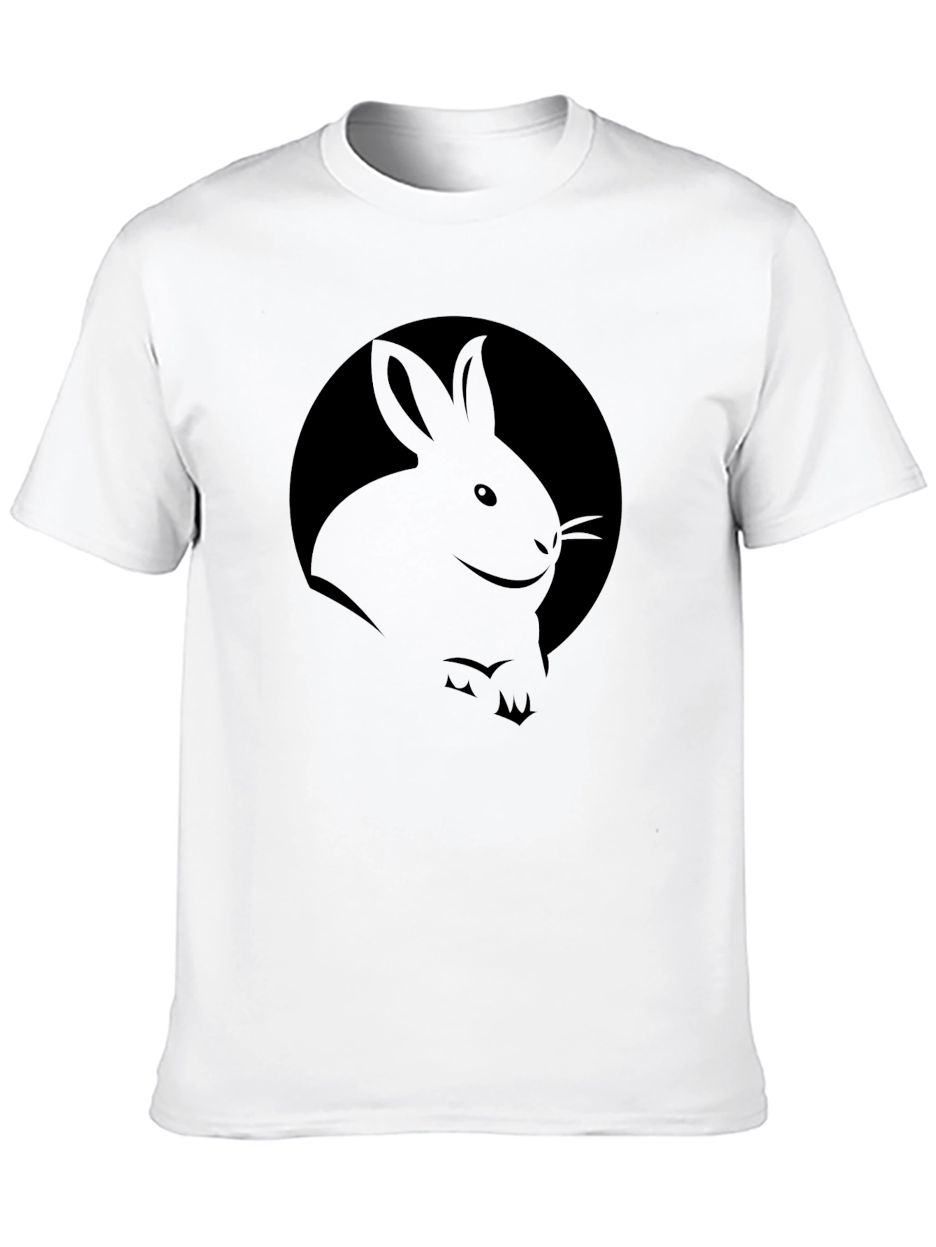 Black Rabbit Graphic Black T-Shirt view 10