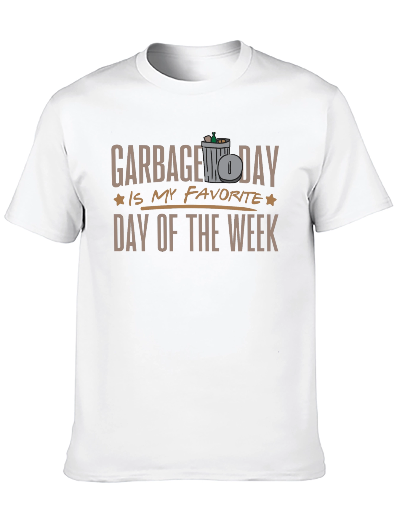 Black Garbage Day T-Shirt - Favorite Day of The Week Tee view 10