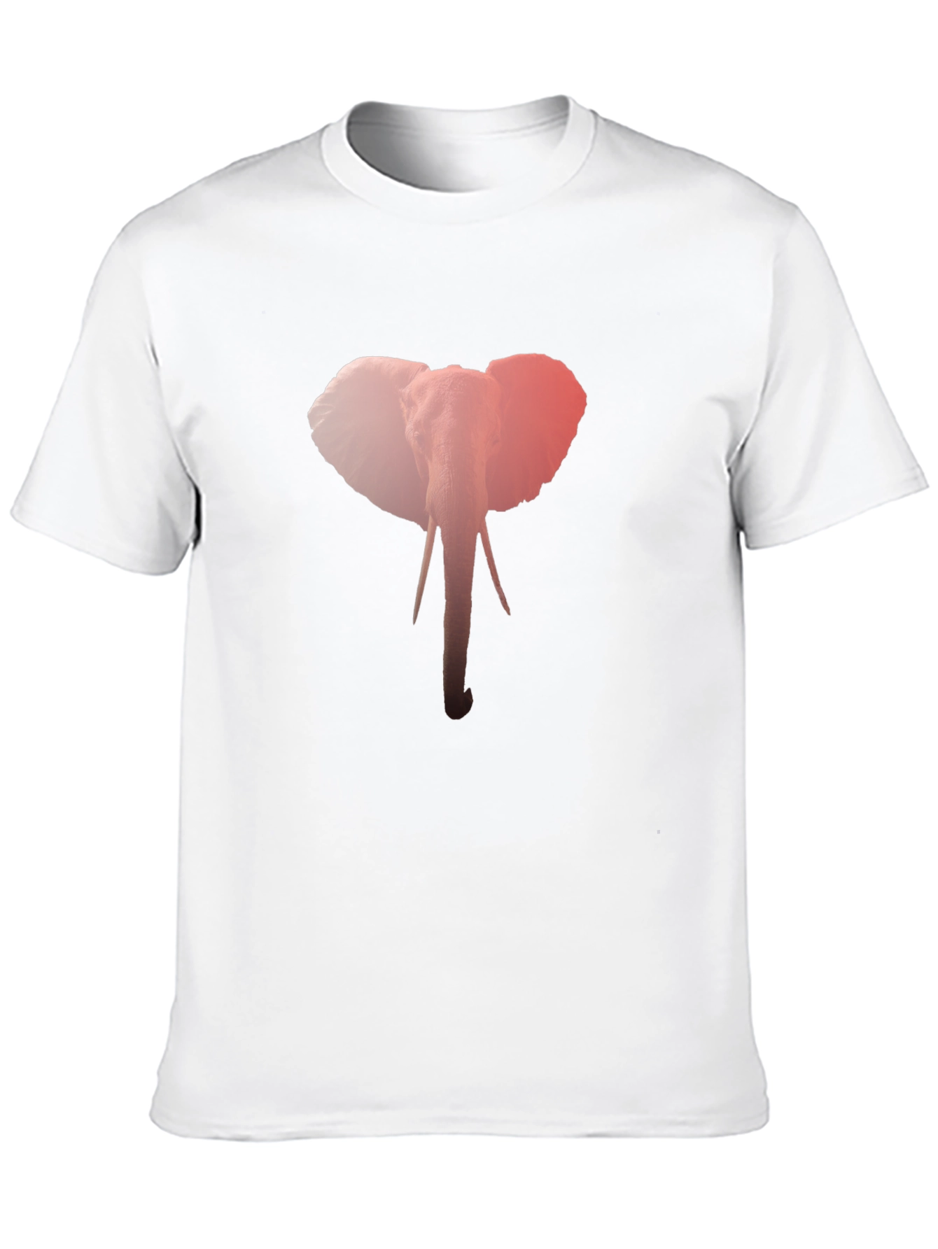 Black Elephant Graphic Tee - Cool Animal Print Shirt view 10