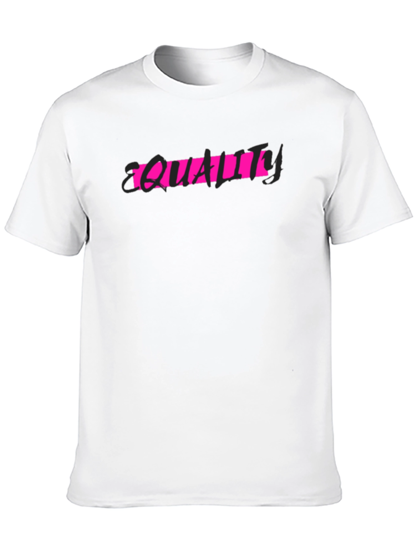 Black Equality Graphic Print Tee - Black view 10