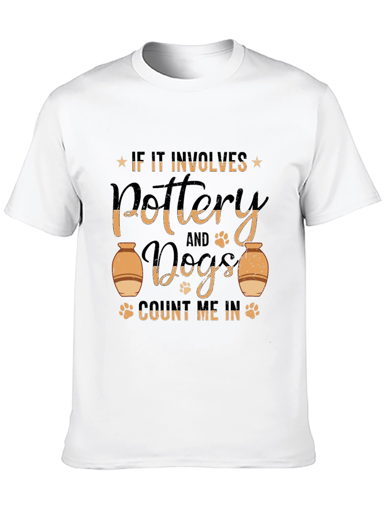 Black Pottery and Dogs T-Shirt view 10