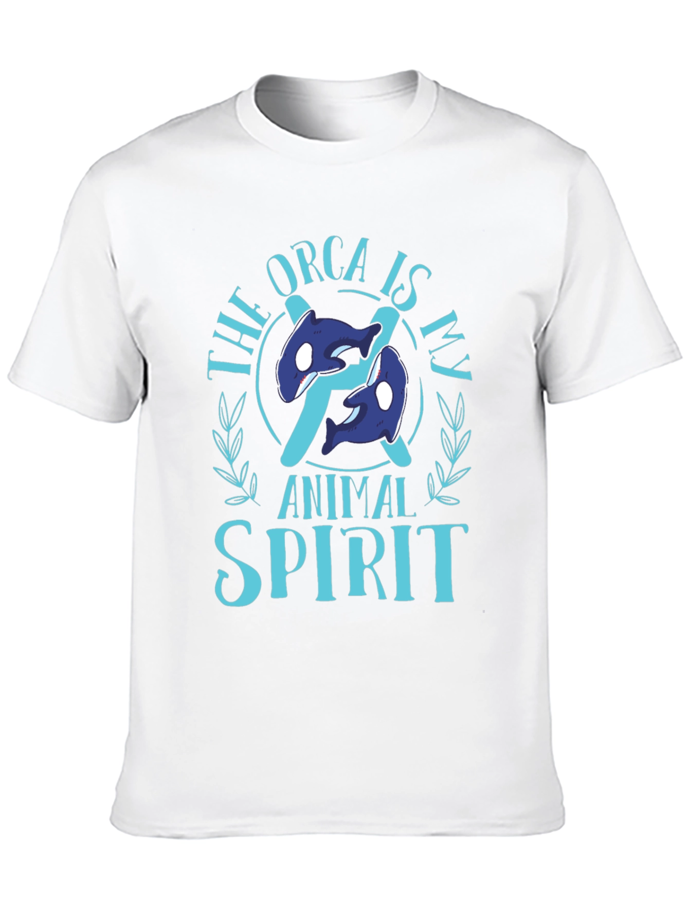 Black Orca Animal Spirit Black T-Shirt view 10