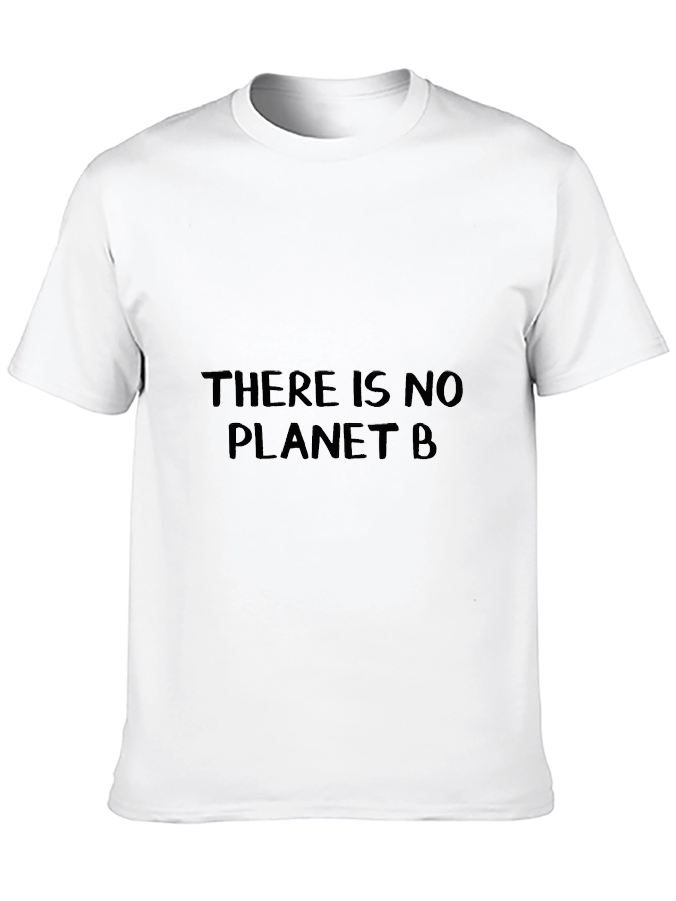 Black Eco-Friendly "There Is No Planet B" Black T-Shirt view 10