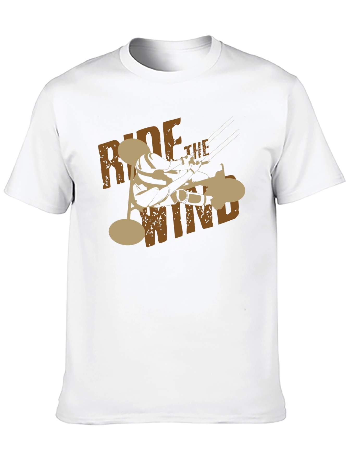 Black Ride the Wind T-Shirt - Black Tee view 10