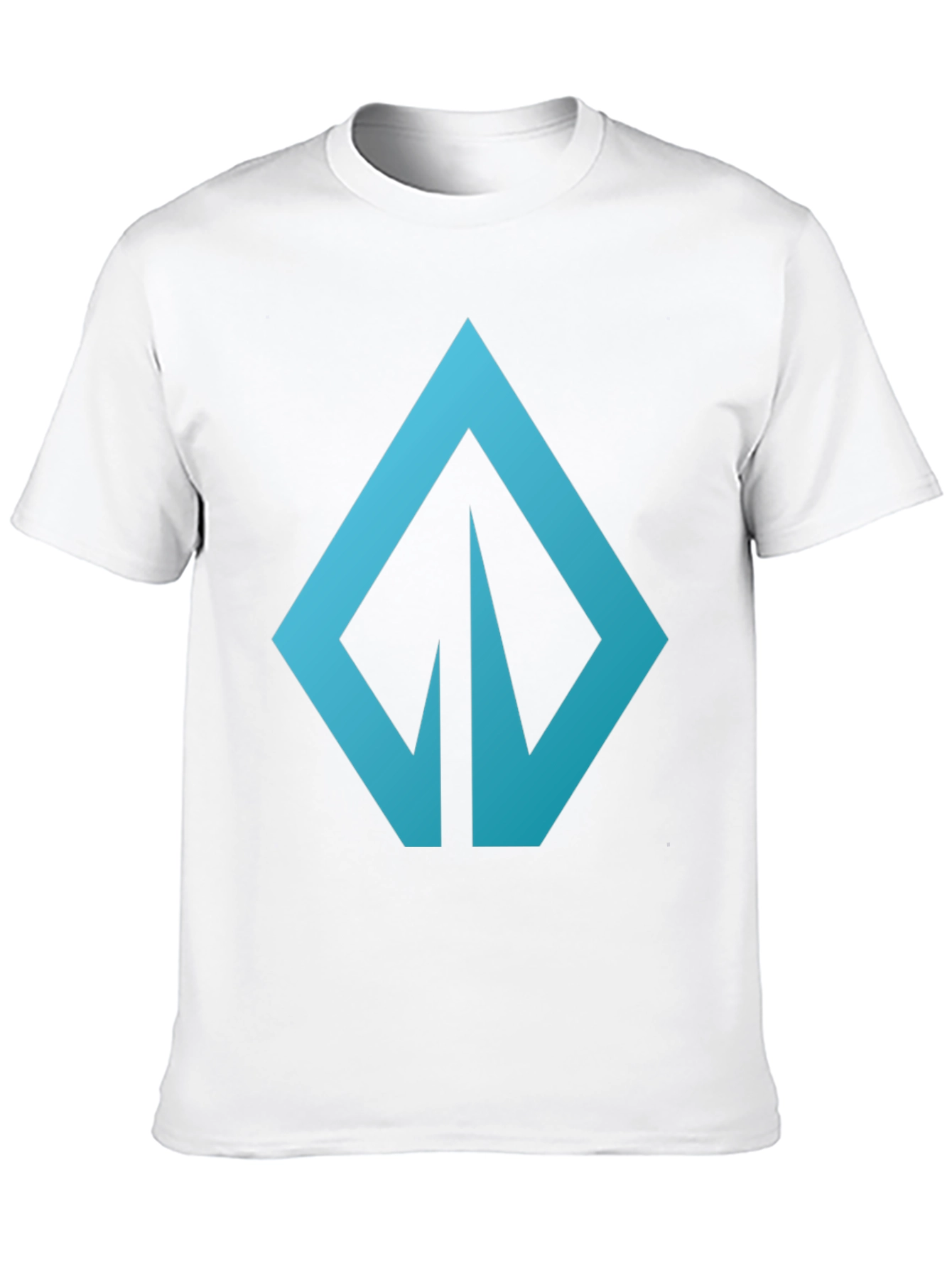 Black Modern Blue Logo Graphic Tee - Casual Style view 10