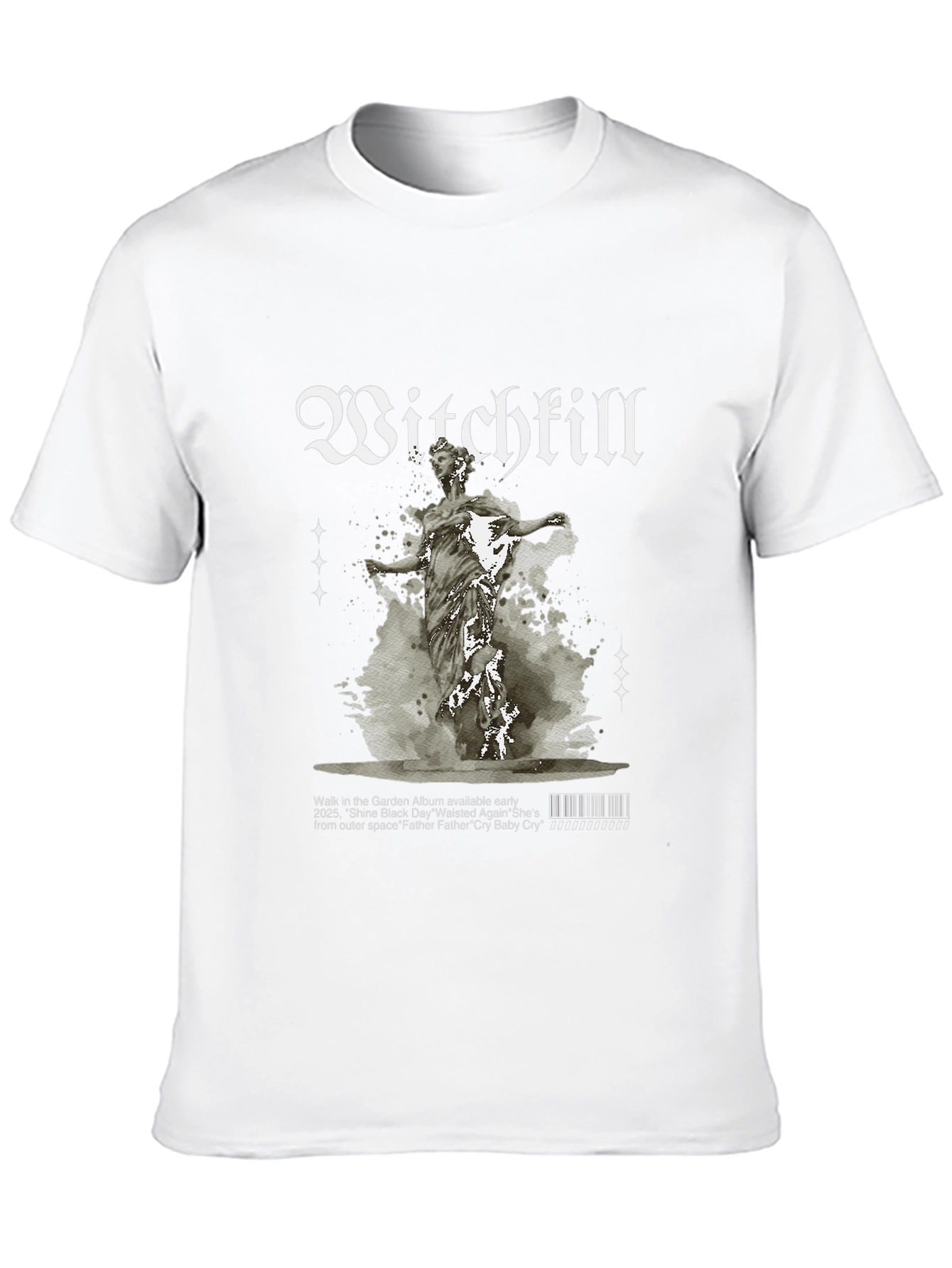Black Witchkill Graphic Print Black T-Shirt view 10