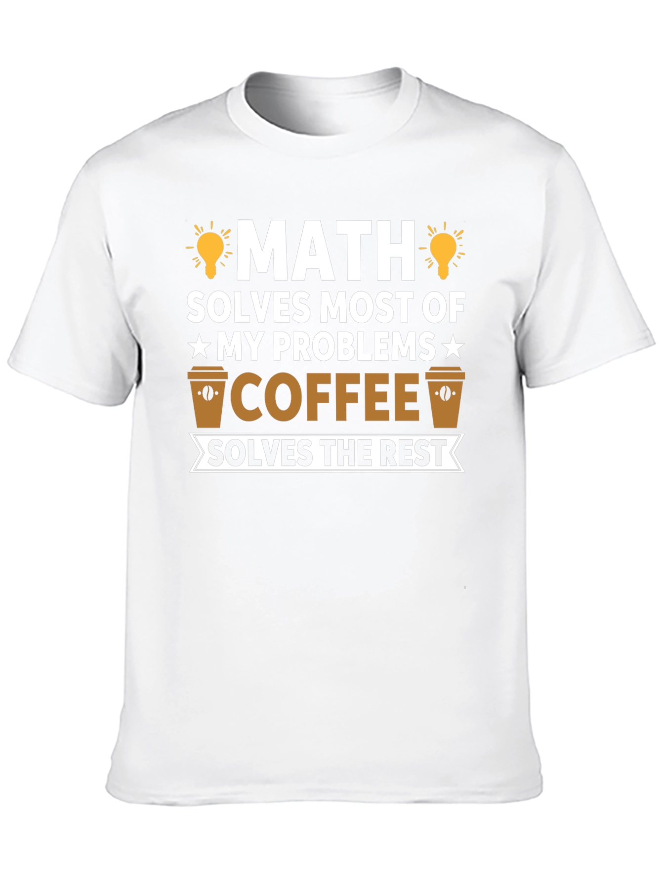 Black Math & Coffee T-Shirt view 10