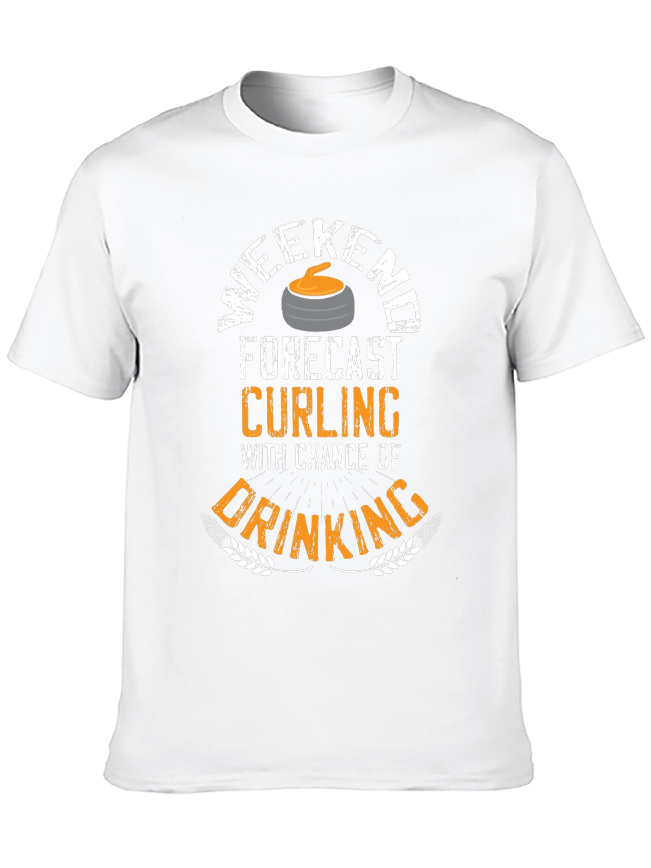 Black Weekend Curling & Drinking Graphic T-Shirt view 10
