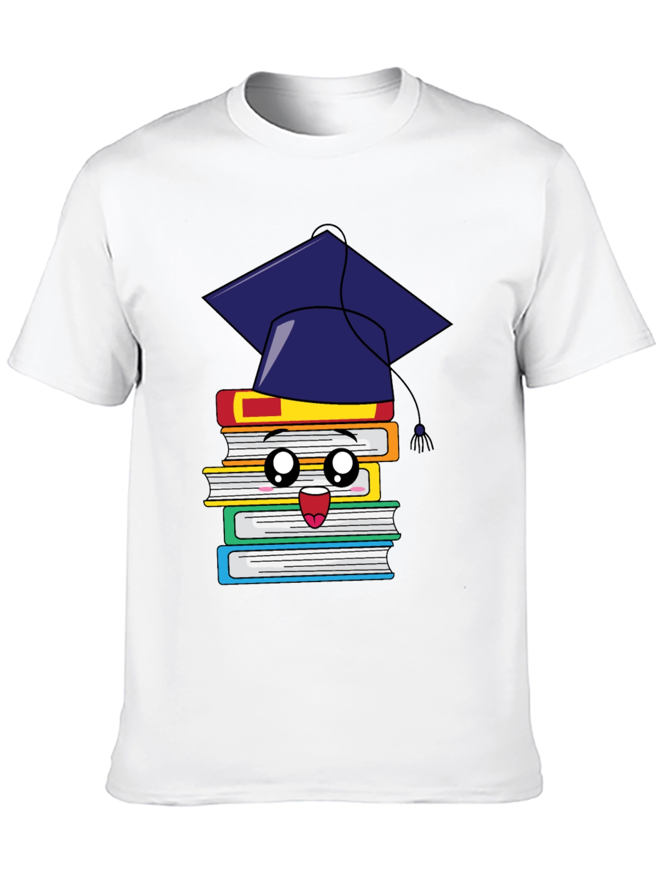 Black Graduation Books T-Shirt view 10