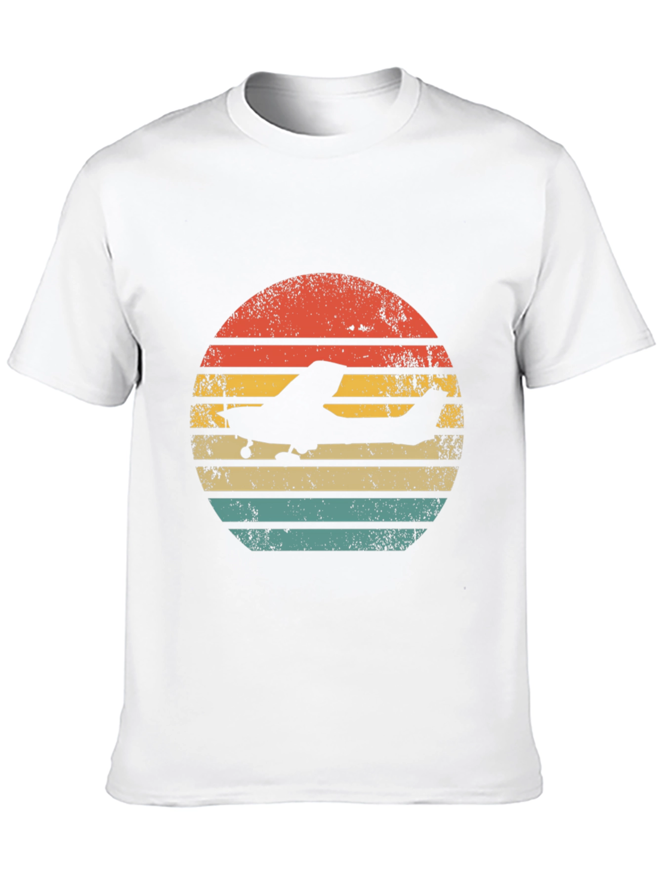 Retro Airplane T-Shirt - Vintage Aviation Style - 10