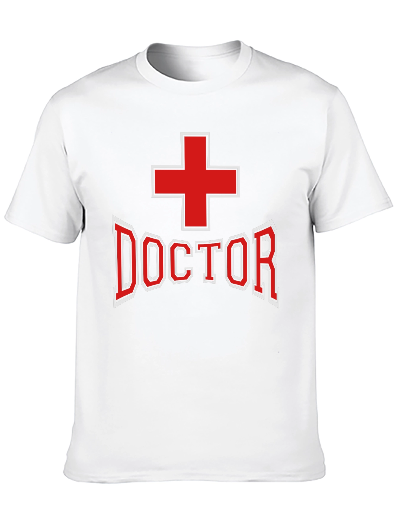 Black Doctor T-Shirt - Red Cross Design view 10