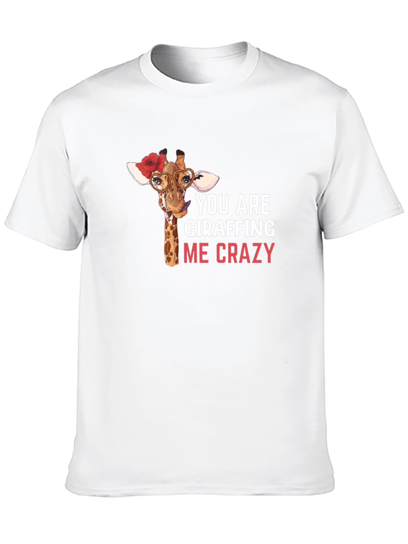 Black Giraffe Crazy Graphic Tee view 10