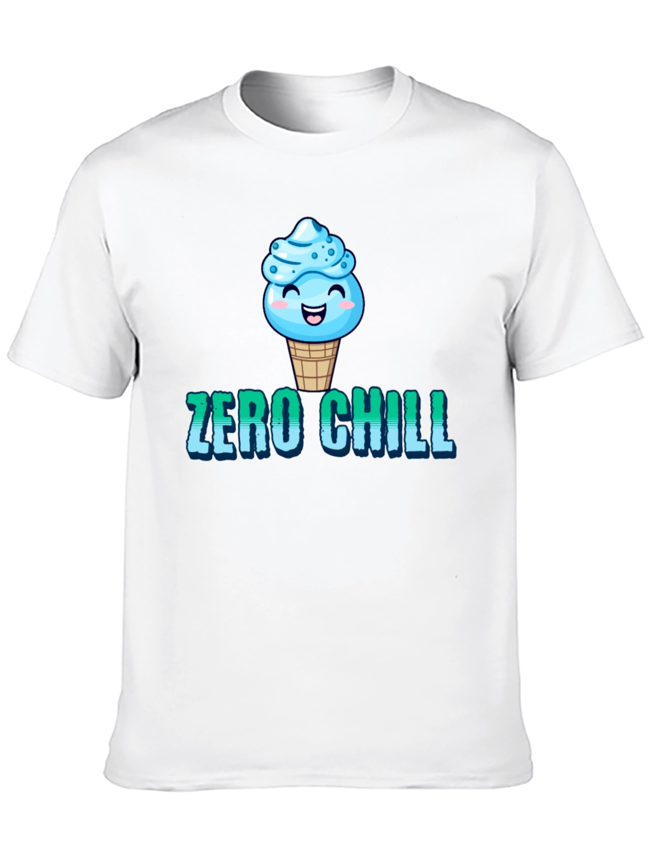 Black Zero Chill Ice Cream Graphic Tee view 10