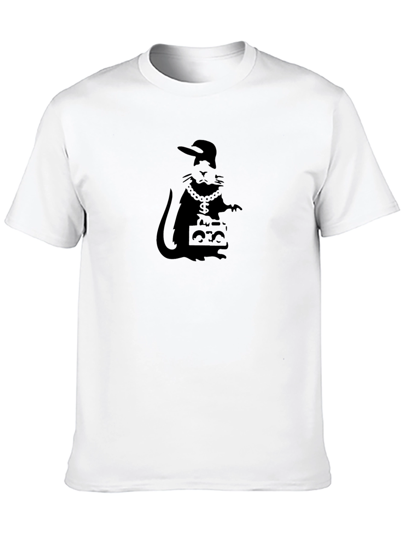 Black Rat DJ Black T-Shirt - Urban Hip Hop Style view 10