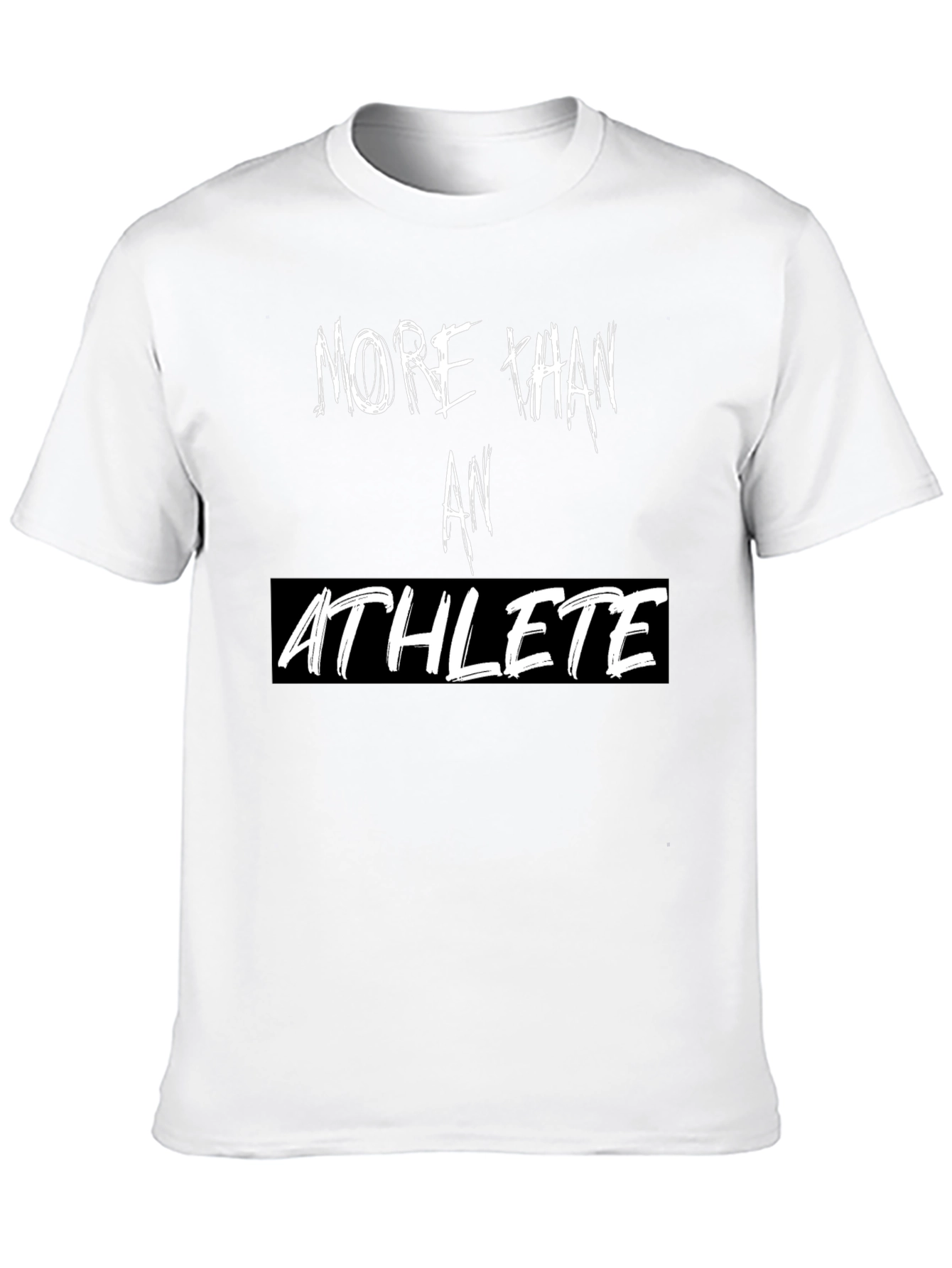 Black More Than An Athlete Black T-Shirt view 10