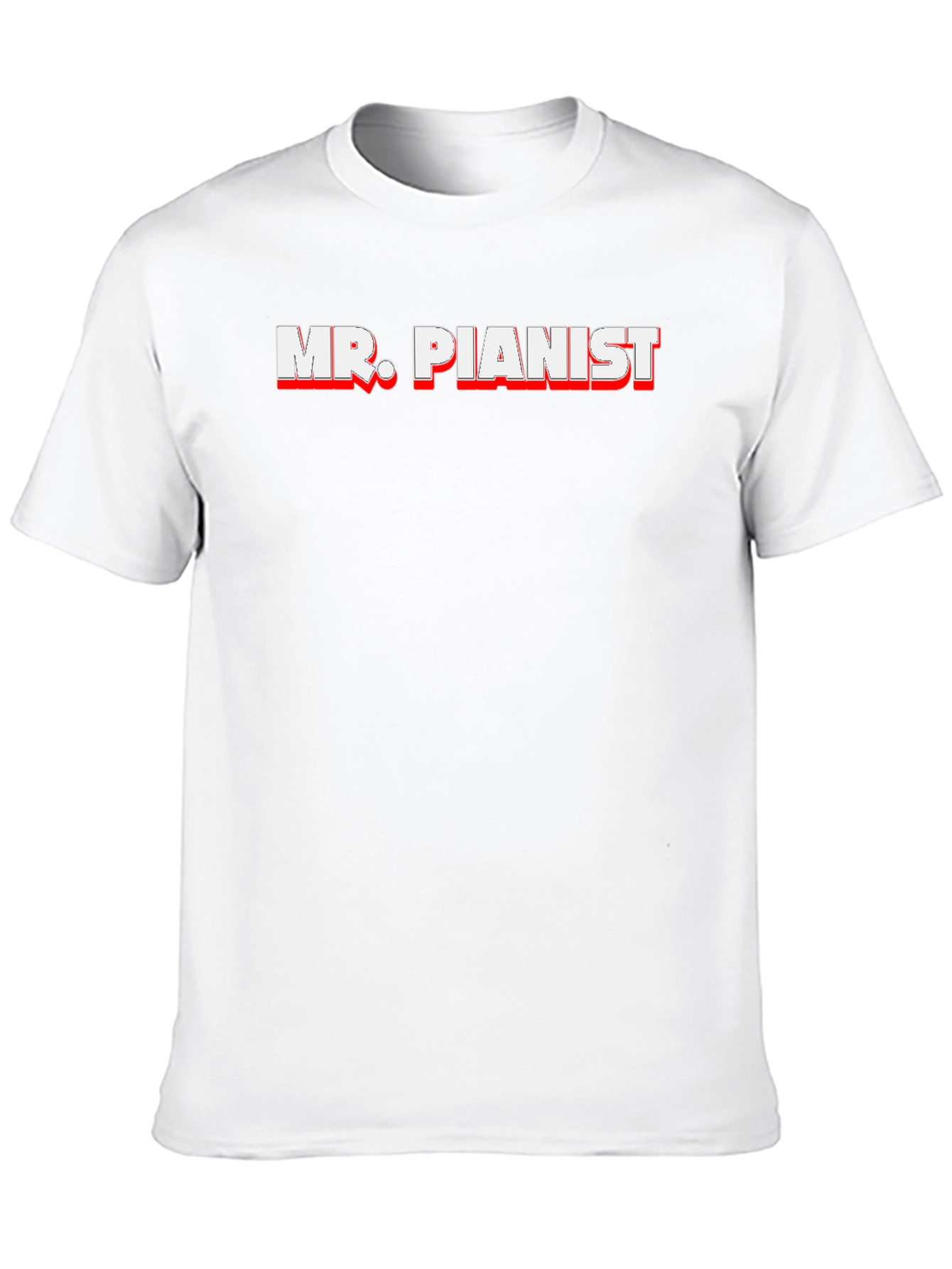 Black Mr. Pianist Black T-Shirt - Music Lover Gift view 10