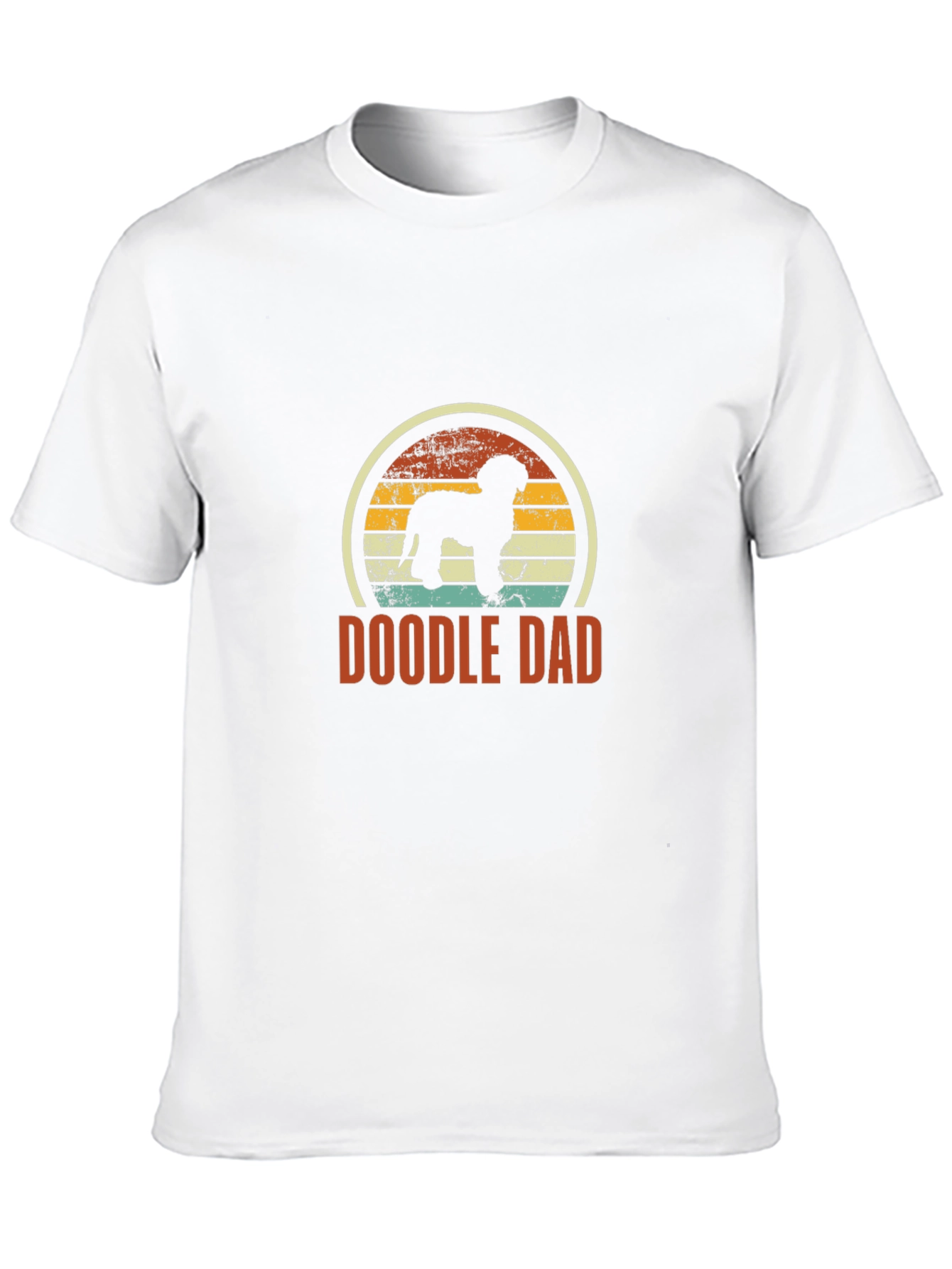 Black Doodle Dad T-Shirt - Retro Dog Lover Tee view 10
