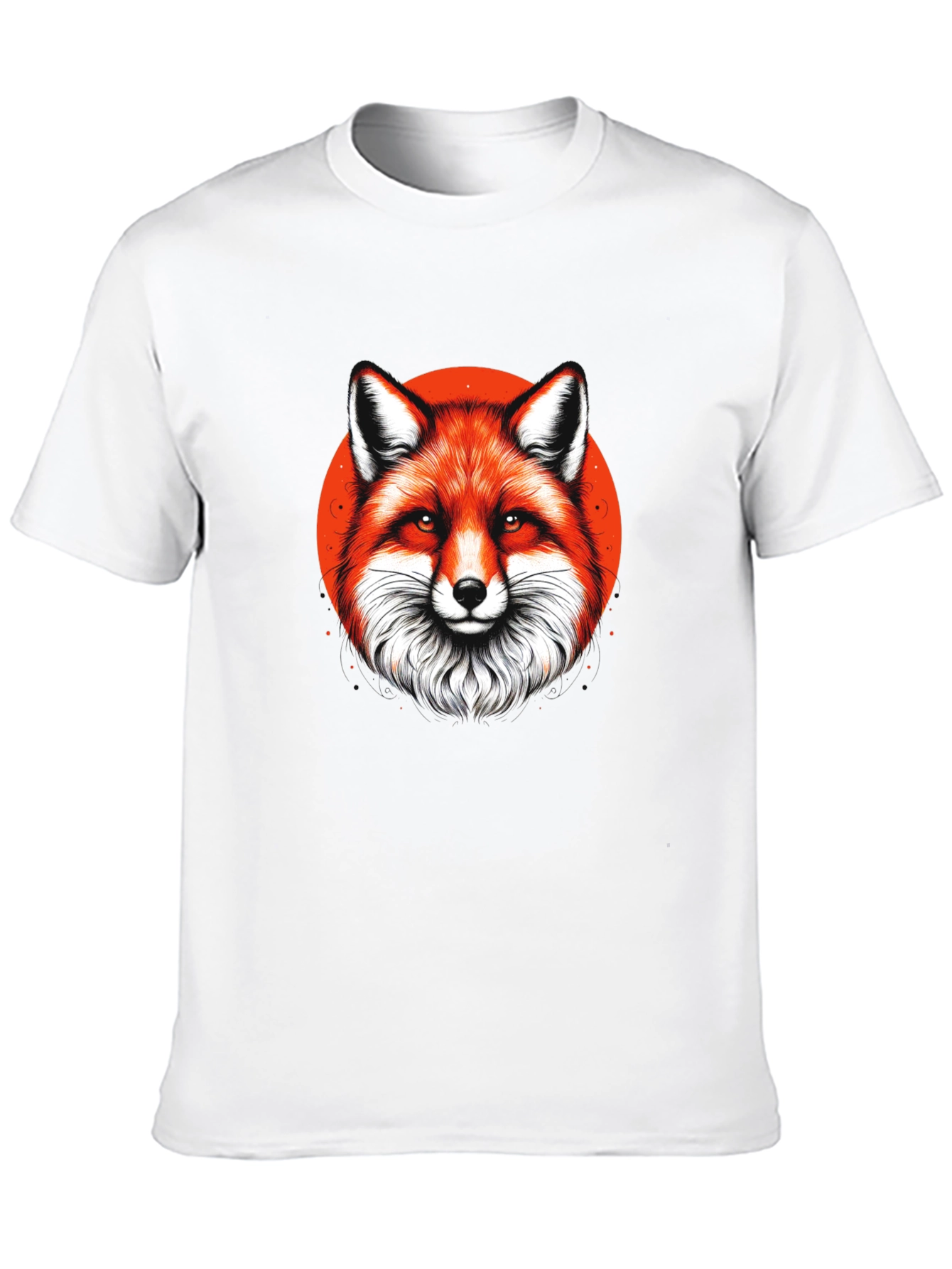 Black Fox Graphic Black T-Shirt - Stylish Animal Tee view 10
