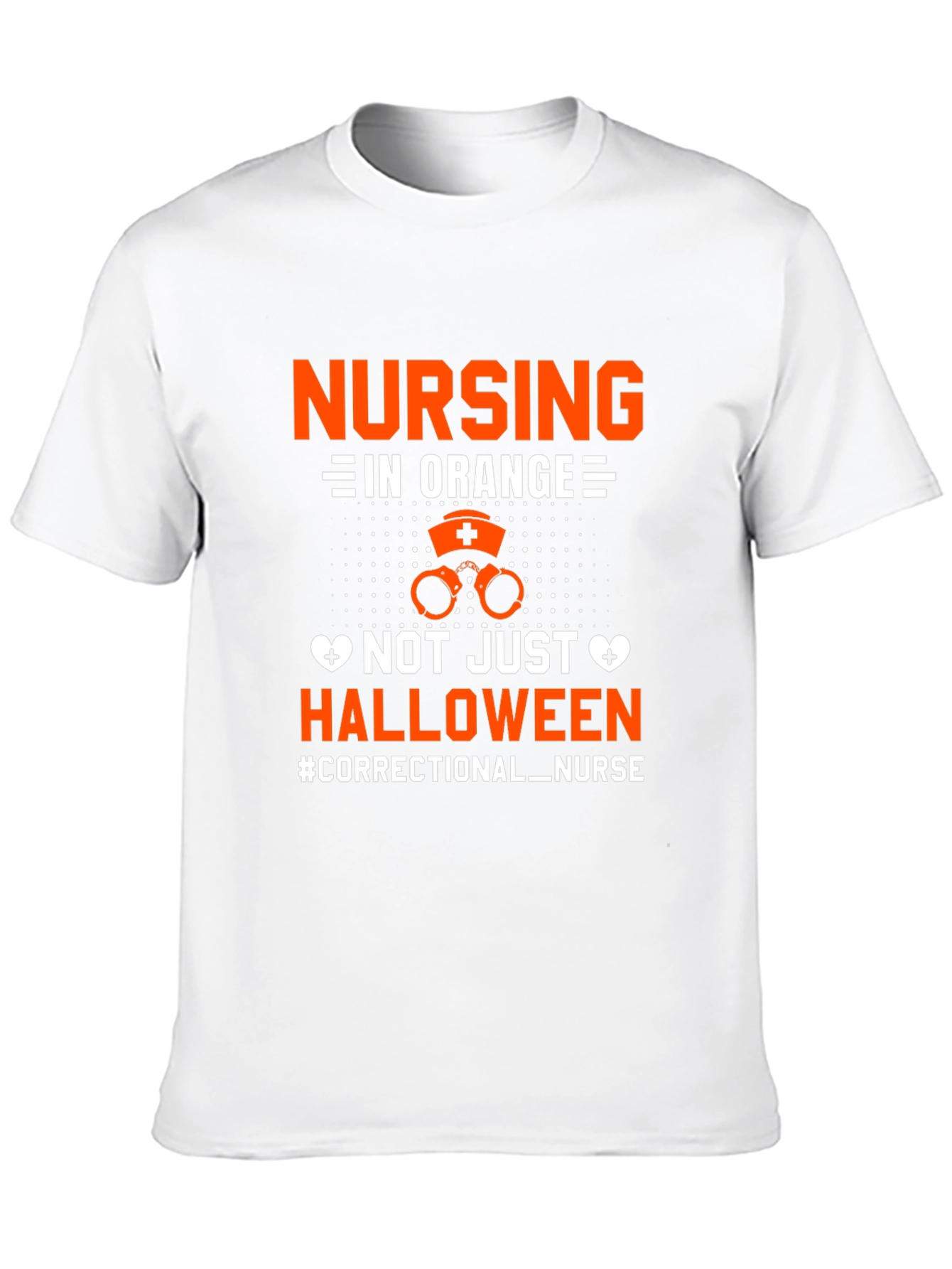 Black Correctional Nurse Halloween T-Shirt view 10