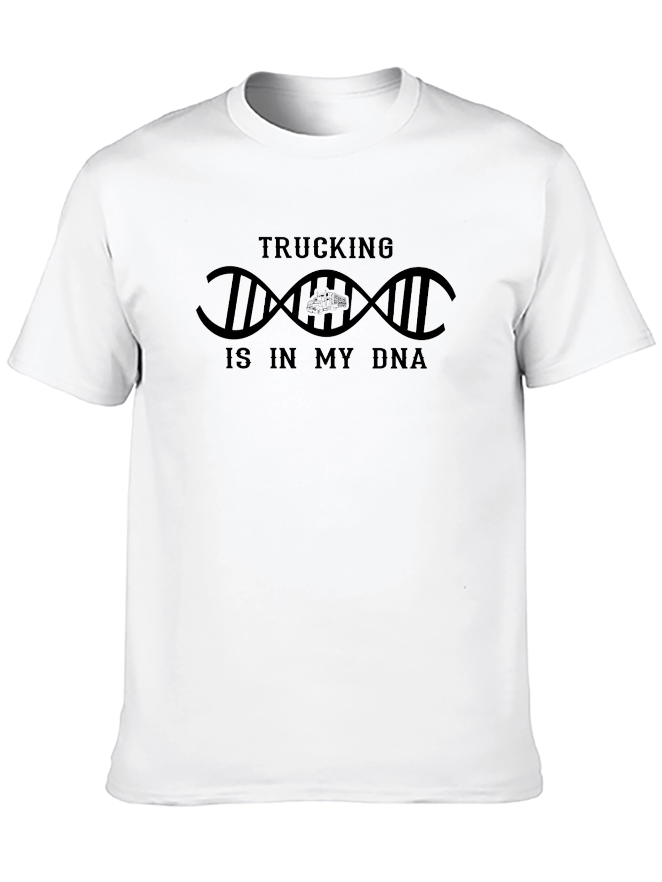 Black Trucking Is In My DNA Graphic T-Shirt view 10