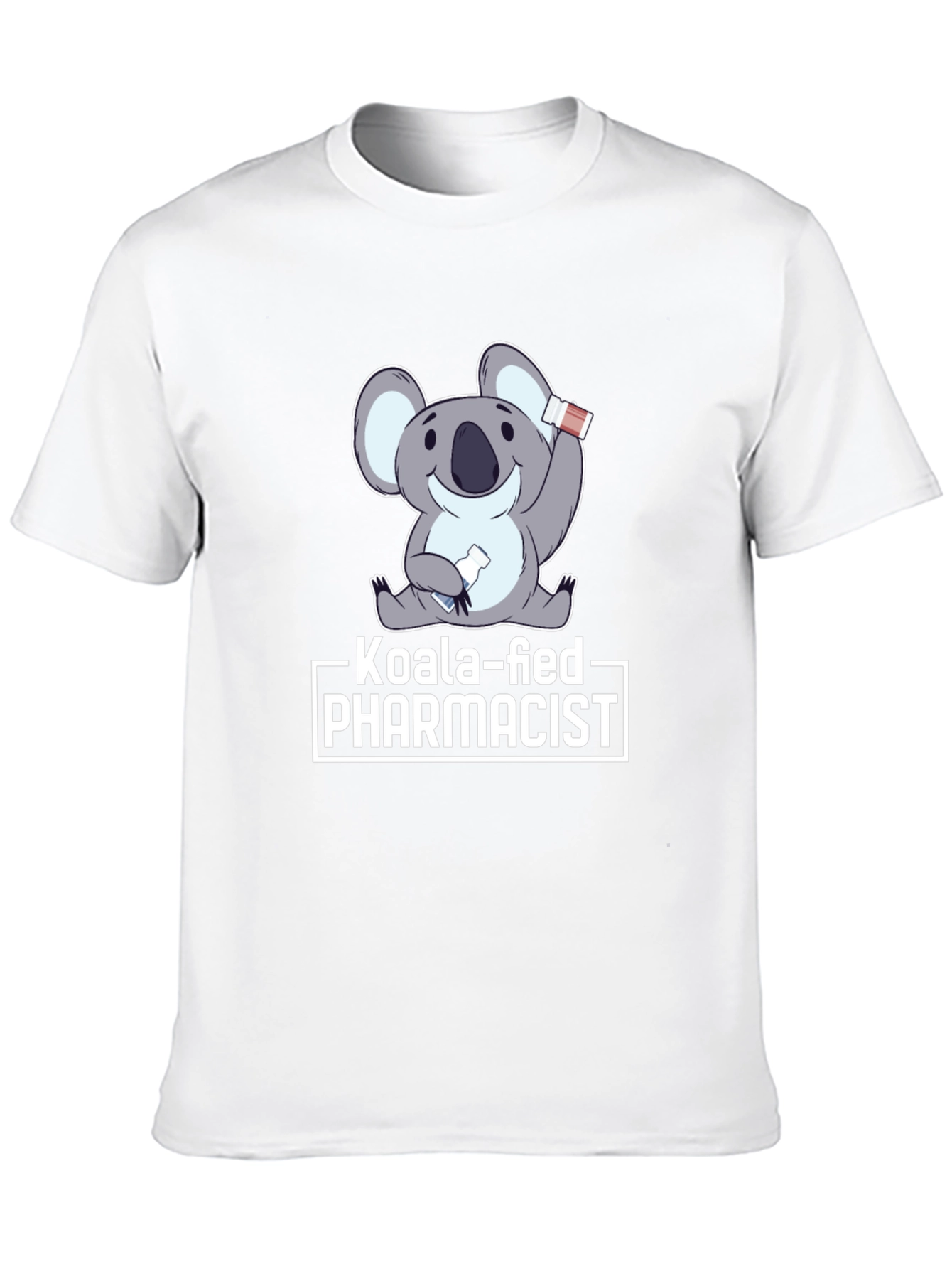Black Koala-fied Pharmacist Graphic Tee view 10