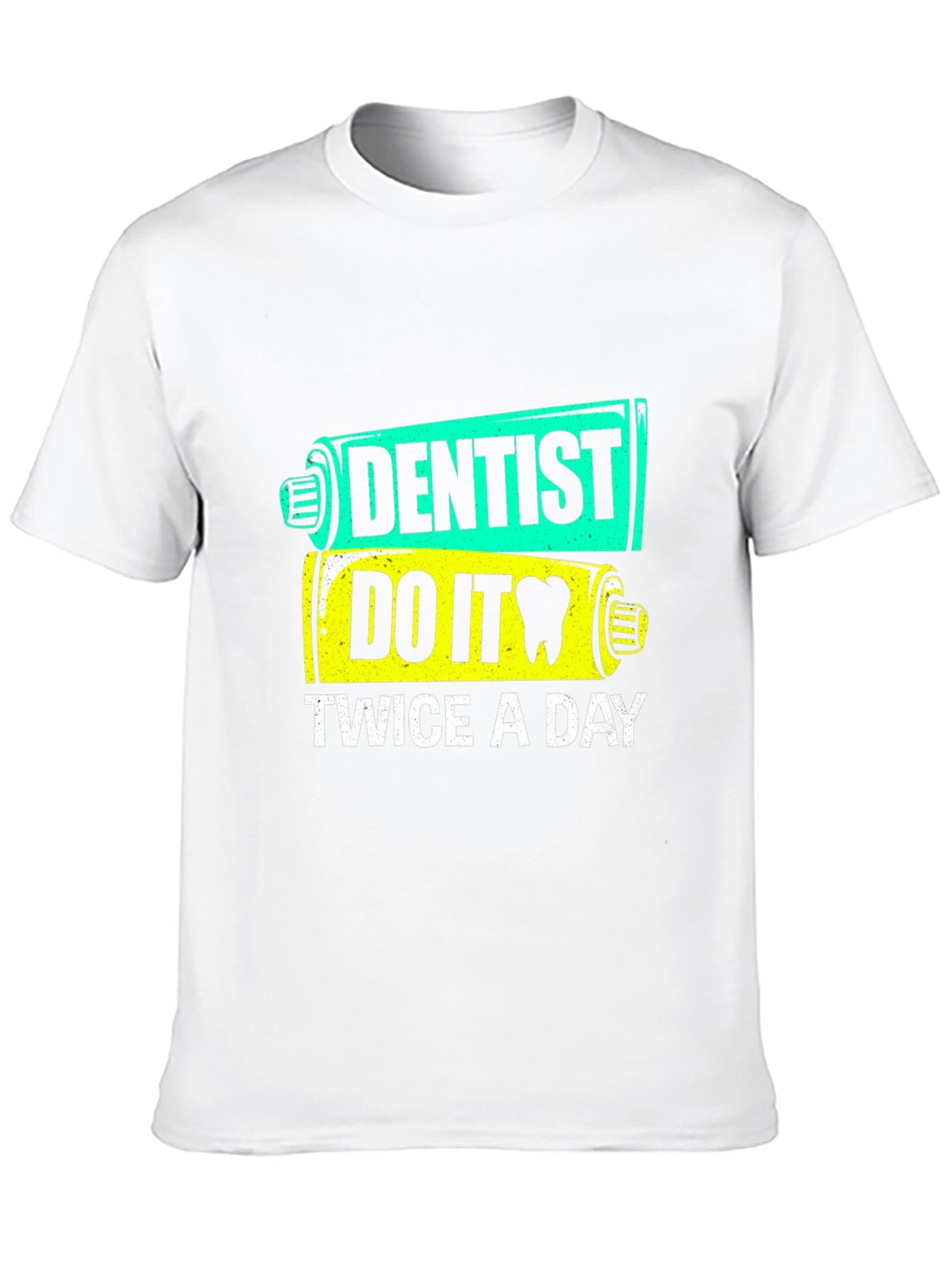 Black Dentist Do It Twice a Day T-Shirt view 10