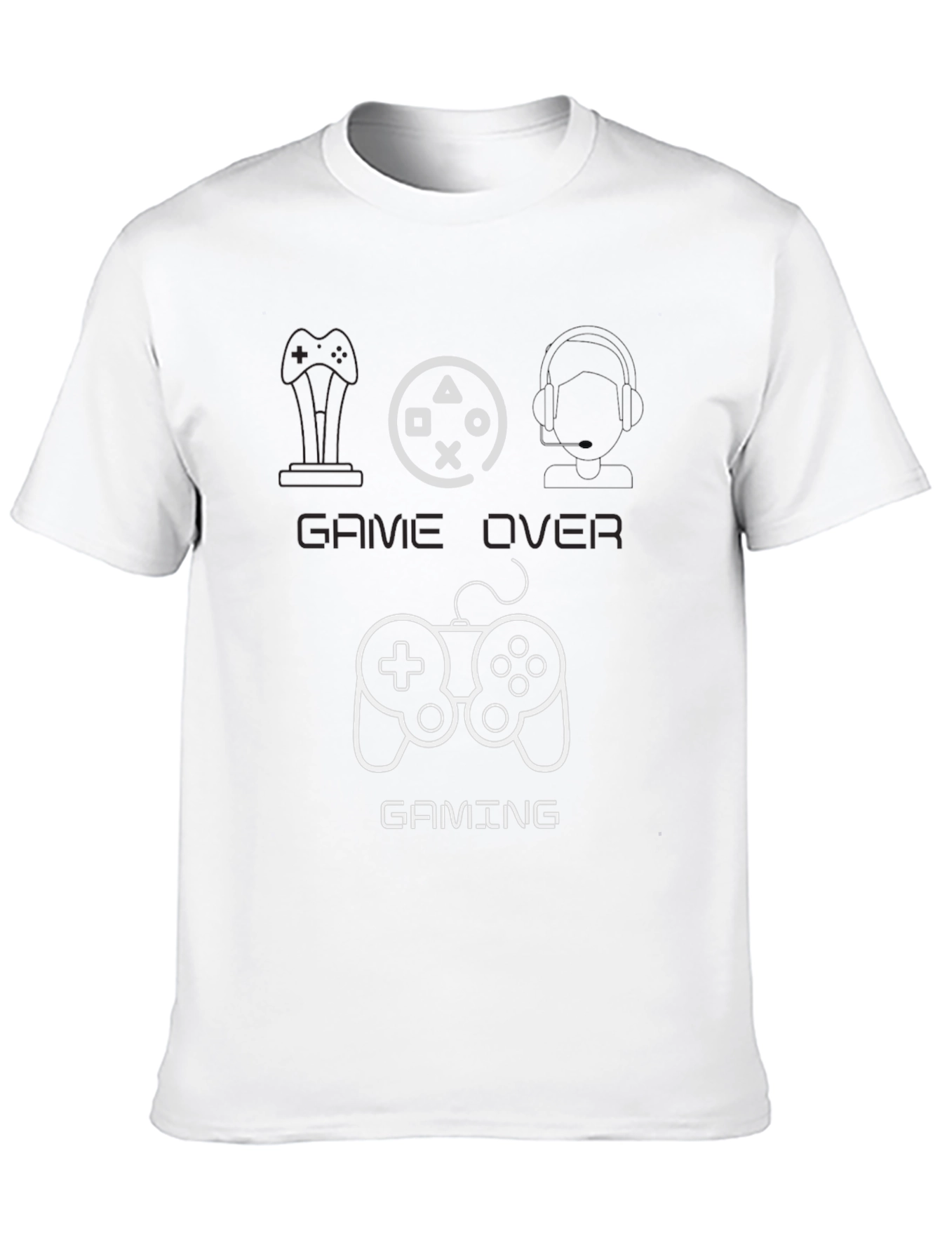 Gaming T-Shirt Game Over Graphic Tee - 10