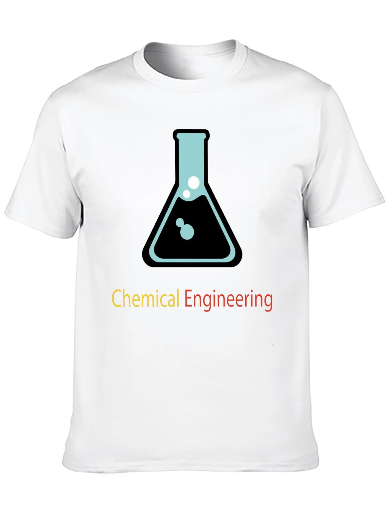Black Chemical Engineering T-Shirt - Science Lab Design view 10