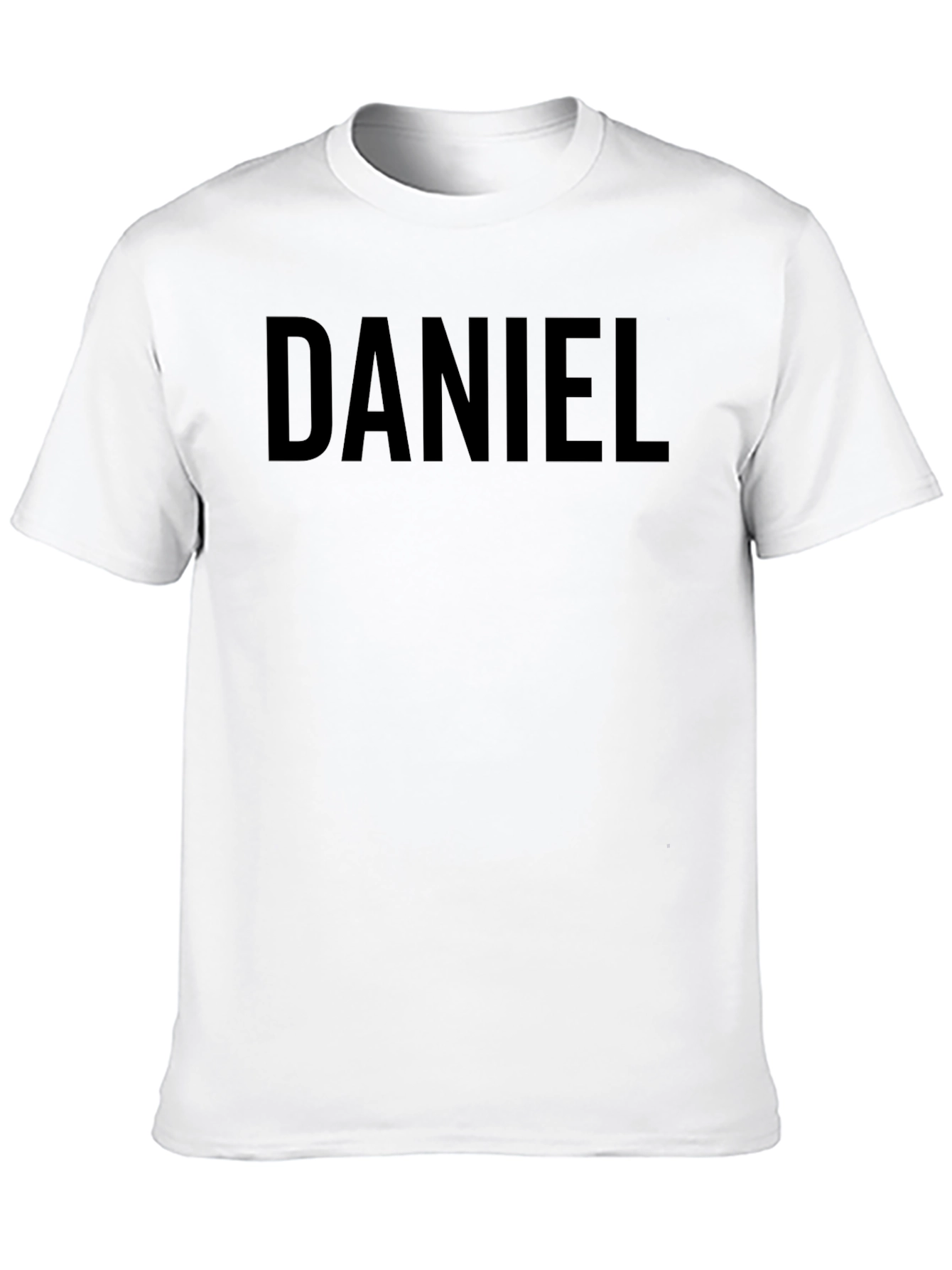 Black Daniel Graphic Tee - Black Cotton Blend view 10