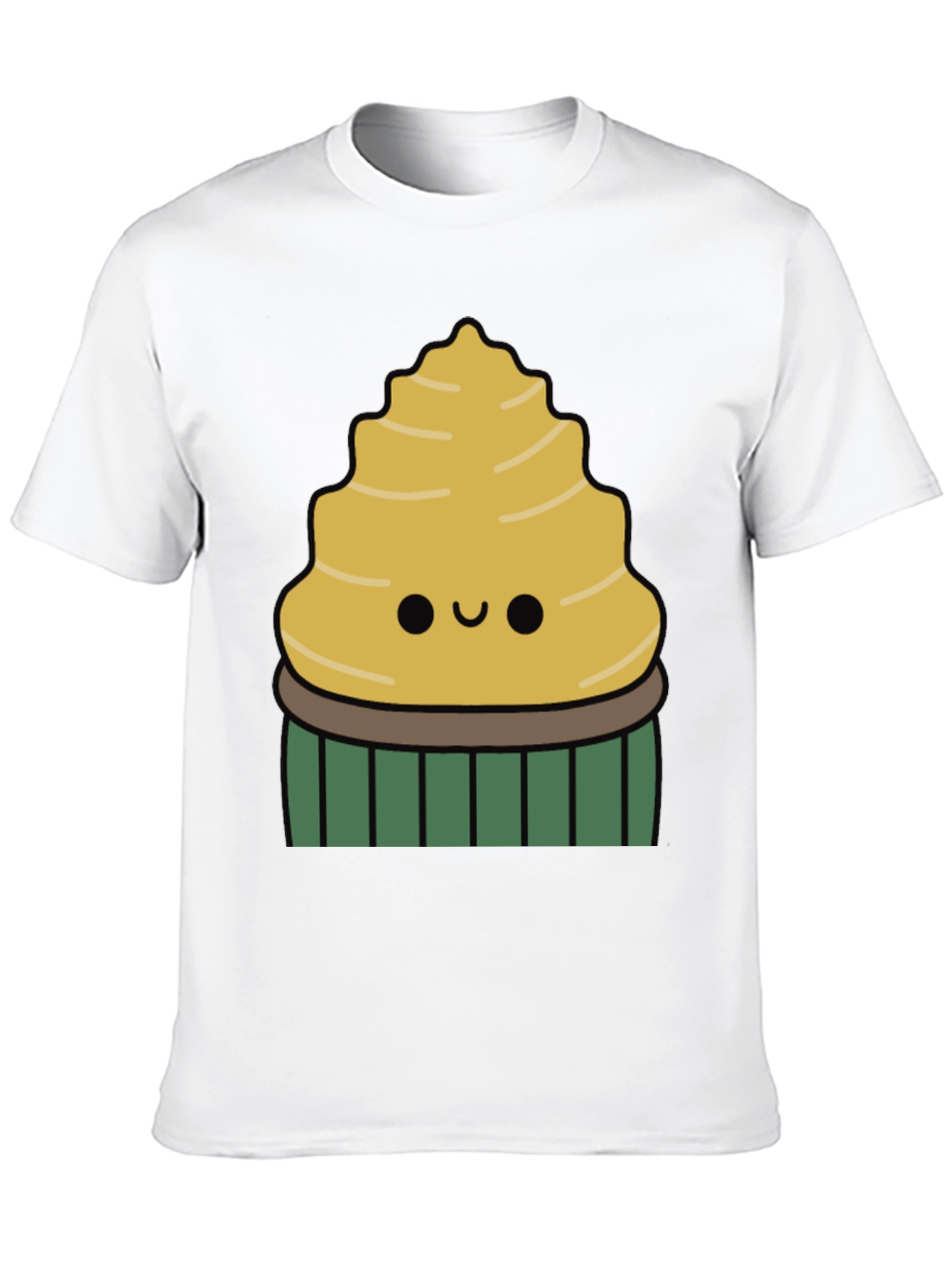 Black Cute Cupcake Graphic Tee view 10