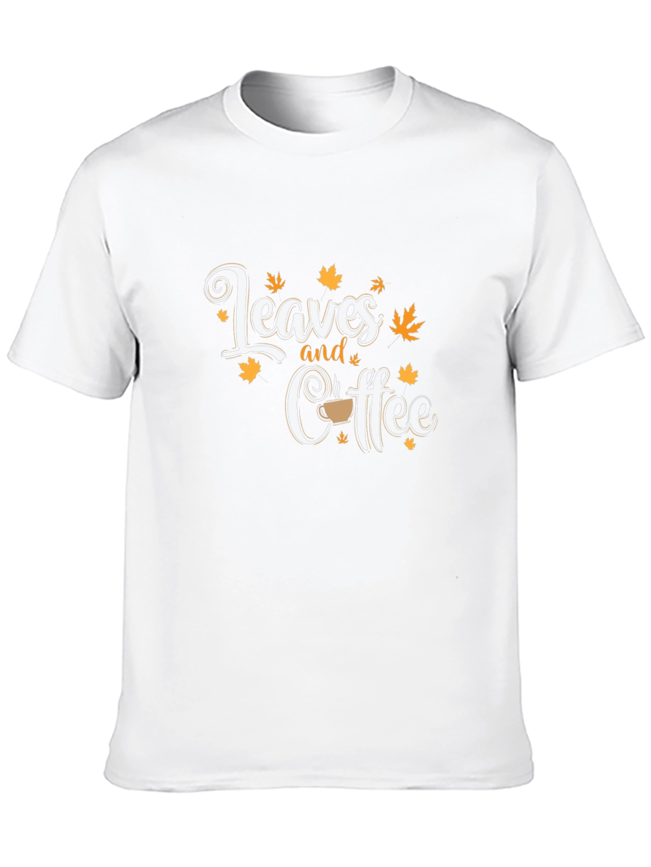 Black Leaves and Coffee T-Shirt - Autumn Vibes view 10